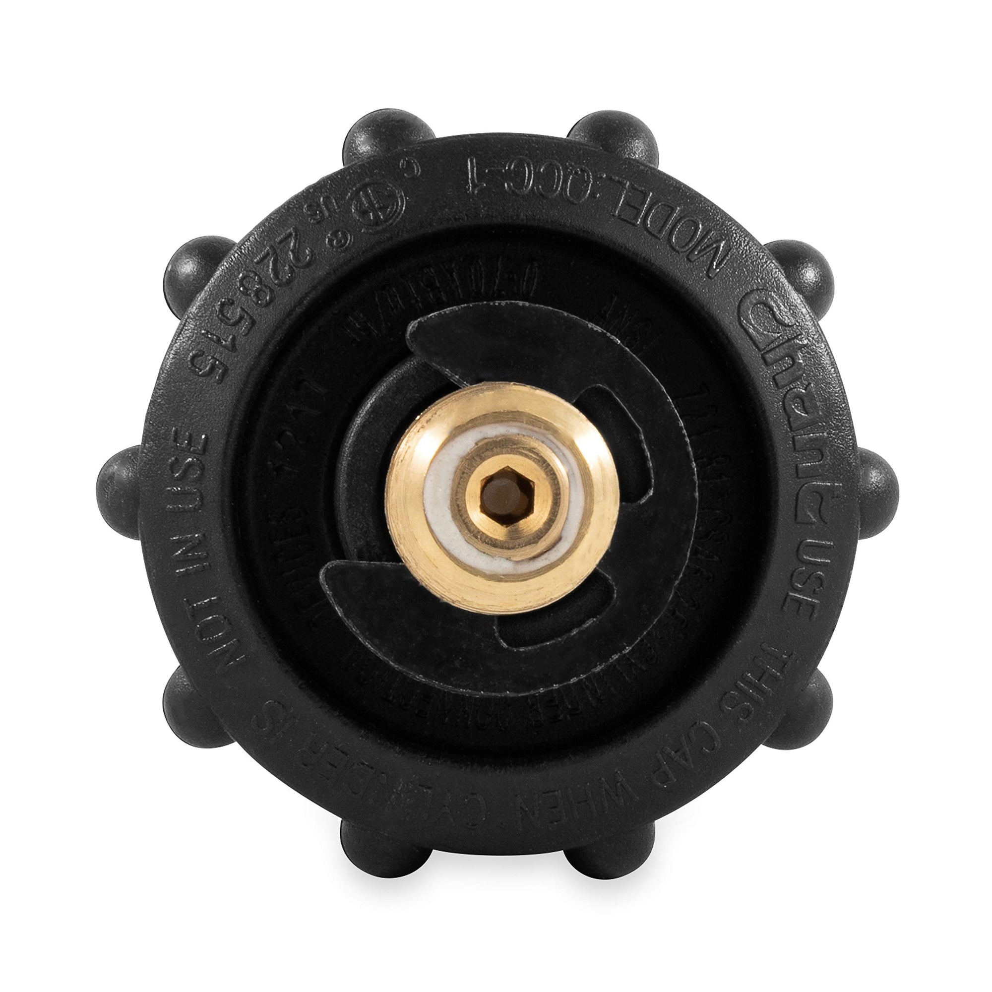 Black Camco Propane Acme Nut - 70,000 BTUs