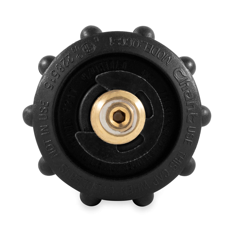 Black Camco Propane Acme Nut - 70,000 BTUs