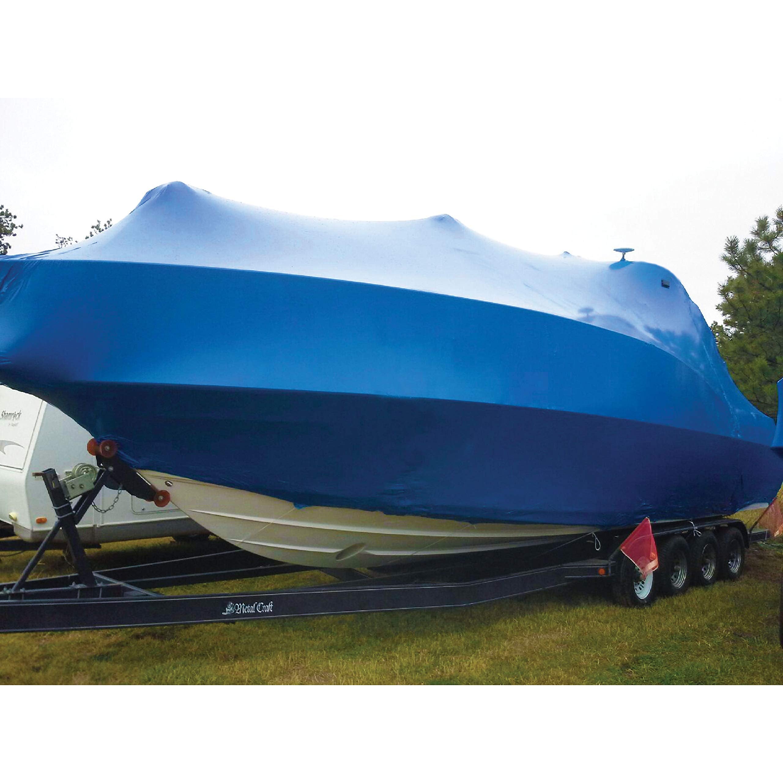 4' X 128' Dr. Shrink DS-147128B Blue 7mil Shrink Film