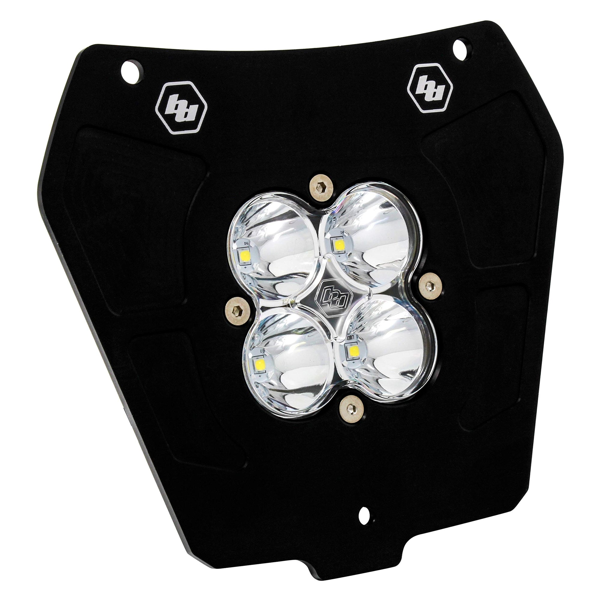 Baja Designs LED Headlight Kit for KTM Motorcycle (Spot; Clear) Squadron Sport (D/C)