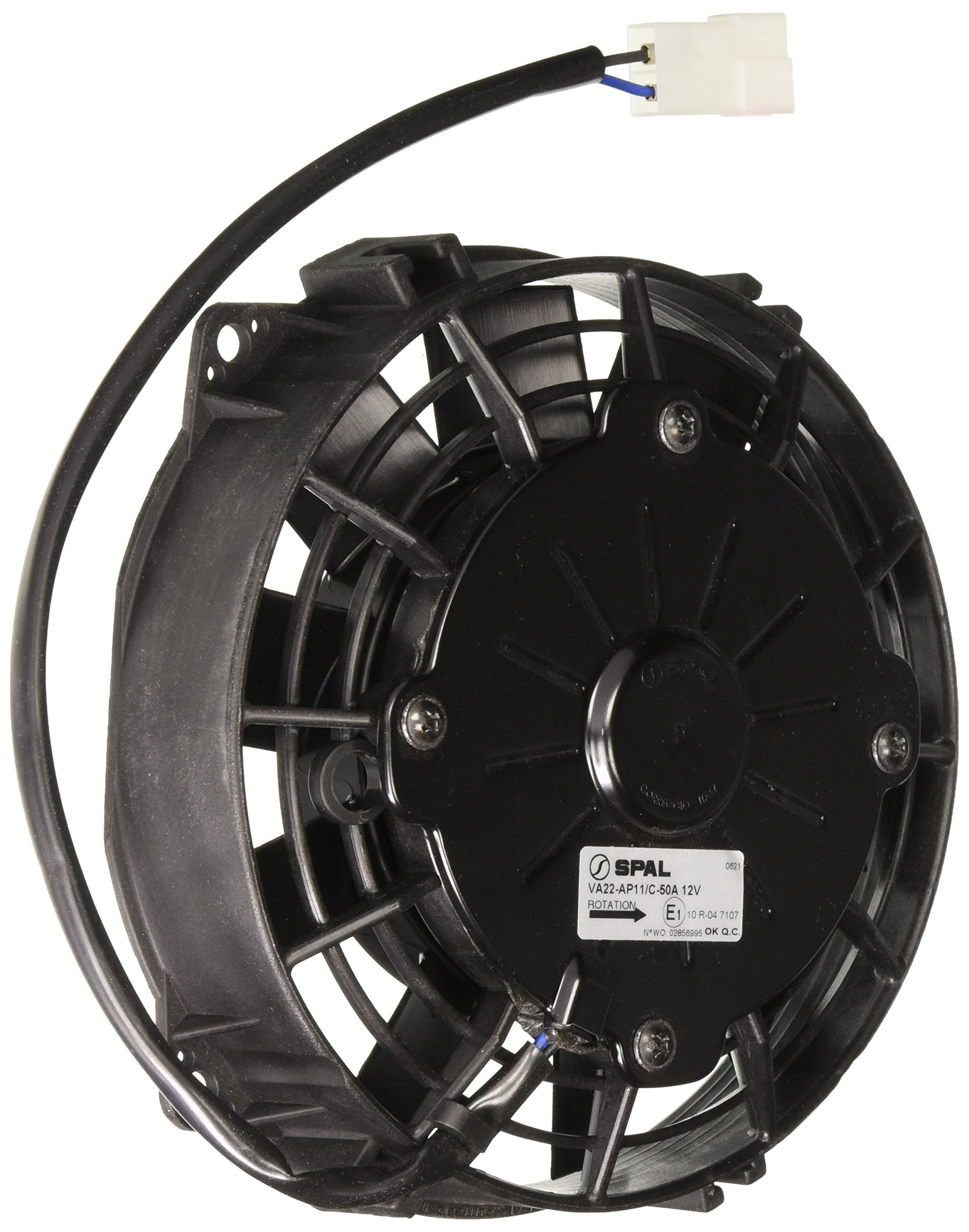 75047 Be Cool Euro-Black 6.5" Thin Line Electric Puller Fan