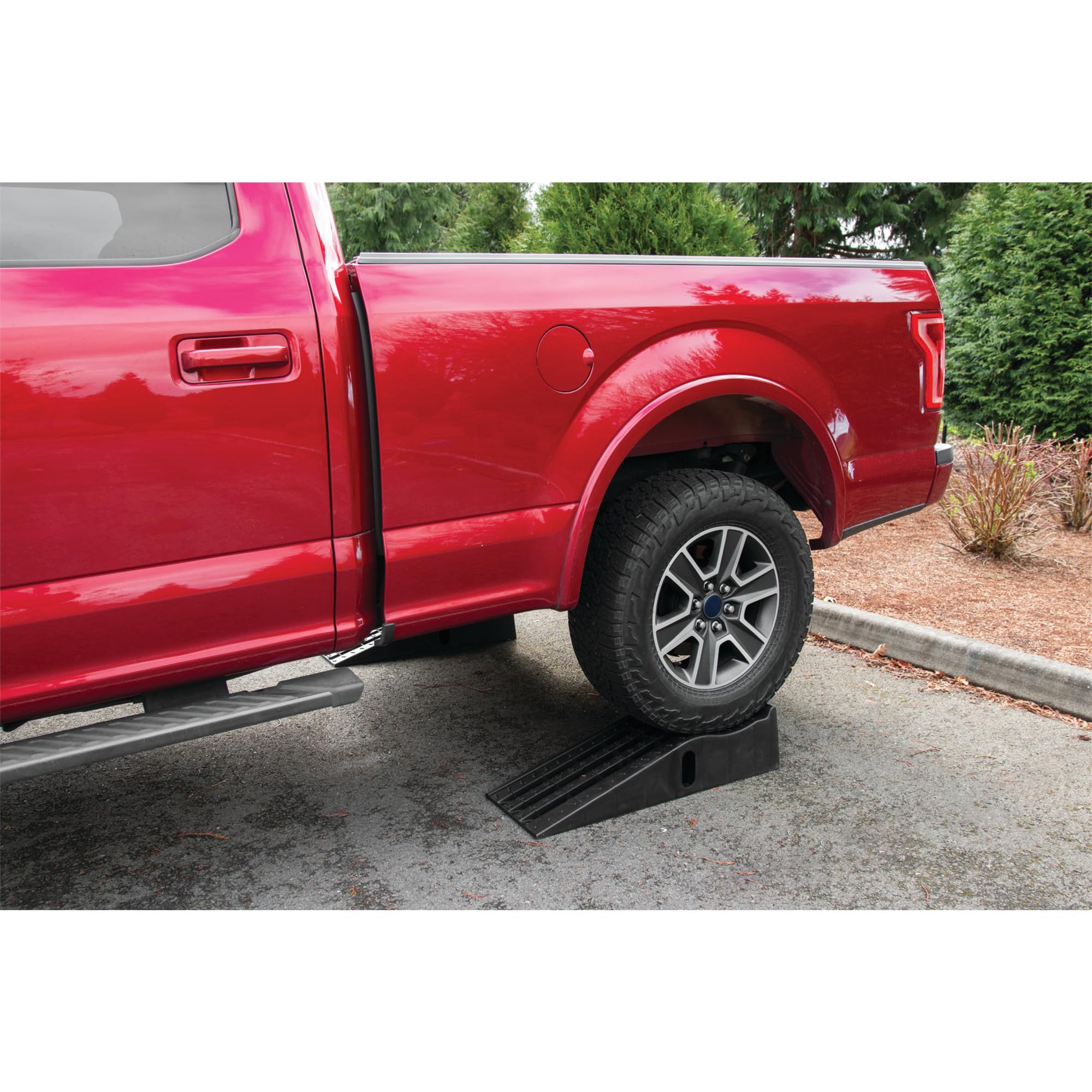 W41013 Performance Tool Vehicle Ramps, 13,000 lbs. GVW Capacity, Heavy Duty Polypropylene with Slip-Resistant Rubber Feet, 6-1/4-Inch Lift Height, Works with Low Clearance Vehicles