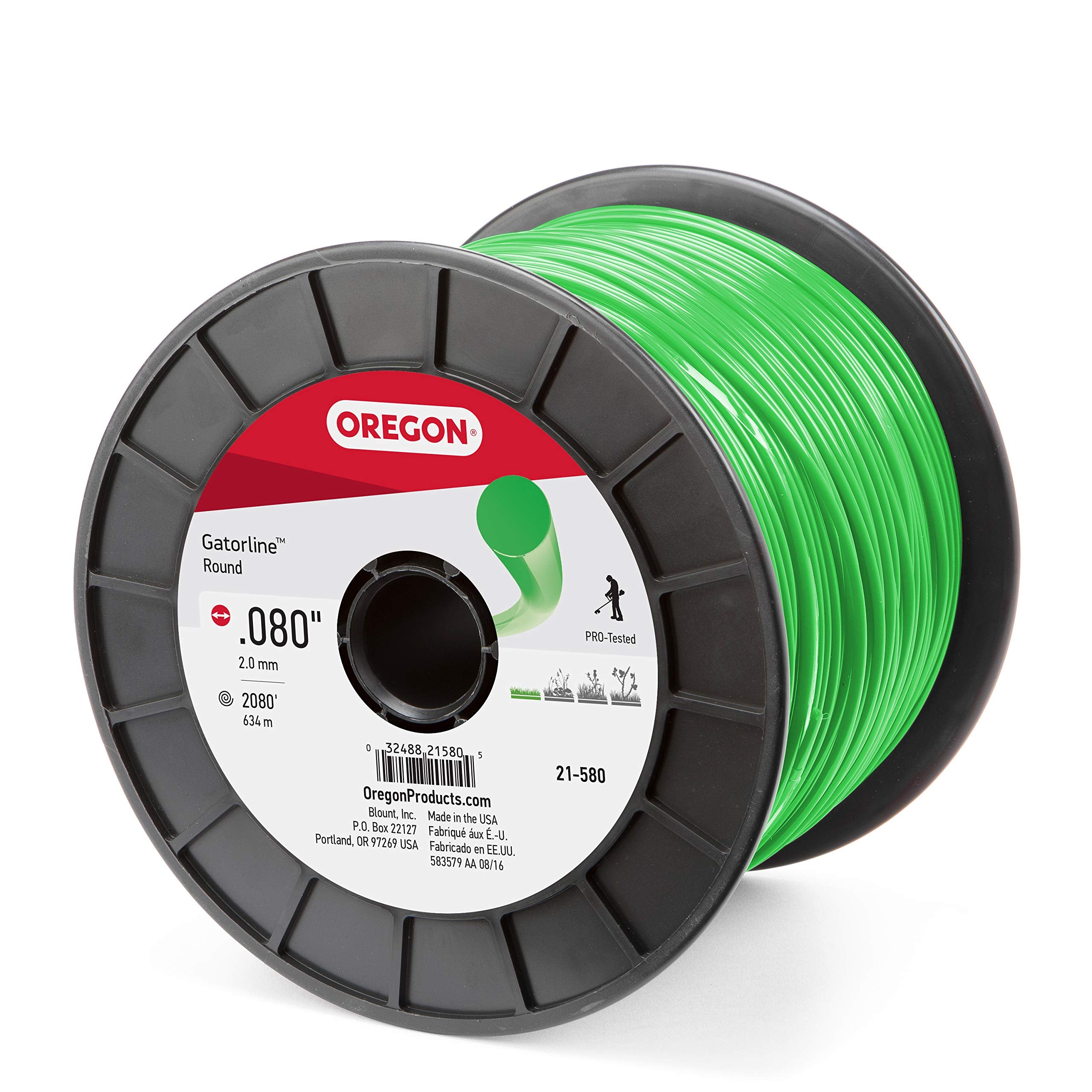 21-580 Oregon Round Gatorline, .080", 5 lb
