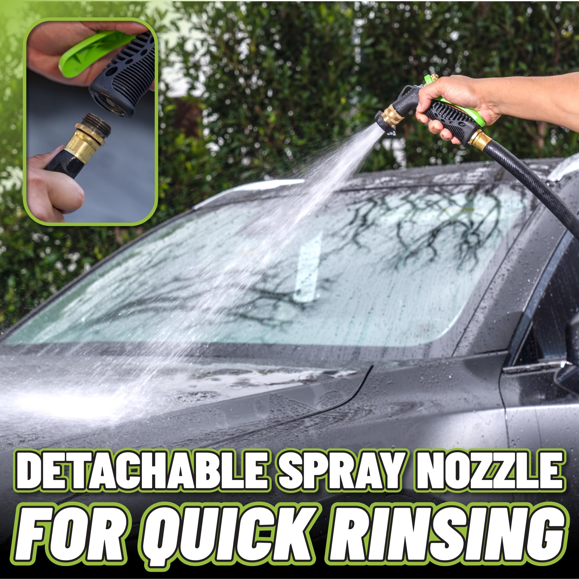 Chemical Guys Foam Blaster 6 TORQ - Foam Cannon Garden Hose Attachment, Easy to Use, Sprays Thick Suds for Safe Washing Trucks, SUVs, Motorcycles, RVs, and Other Vehicles