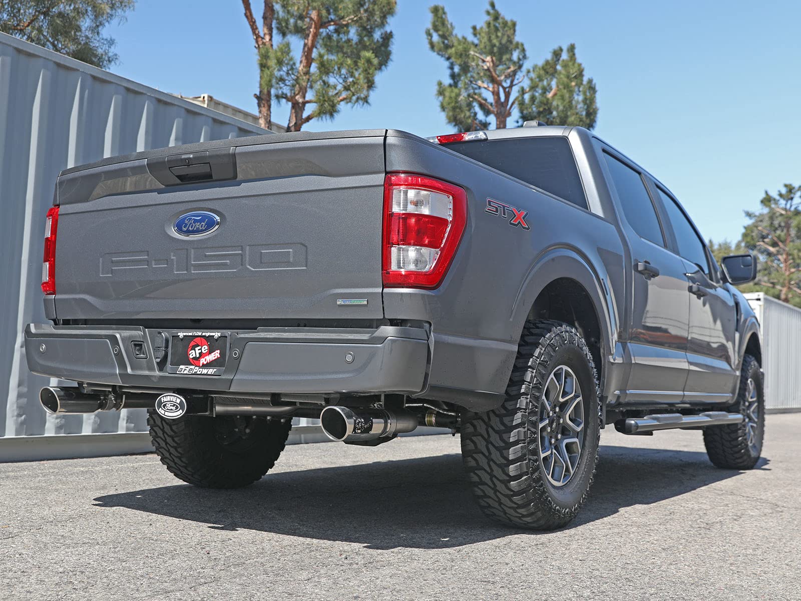 Vulcan Series aFe POWER 49-33127-P 3 IN 304 Stainless Steel Cat-Back Exhaust System w/Polished Tips, fits Ford F-150 2021 V6-2.7L/3.5L (tt)/V8-5.0L