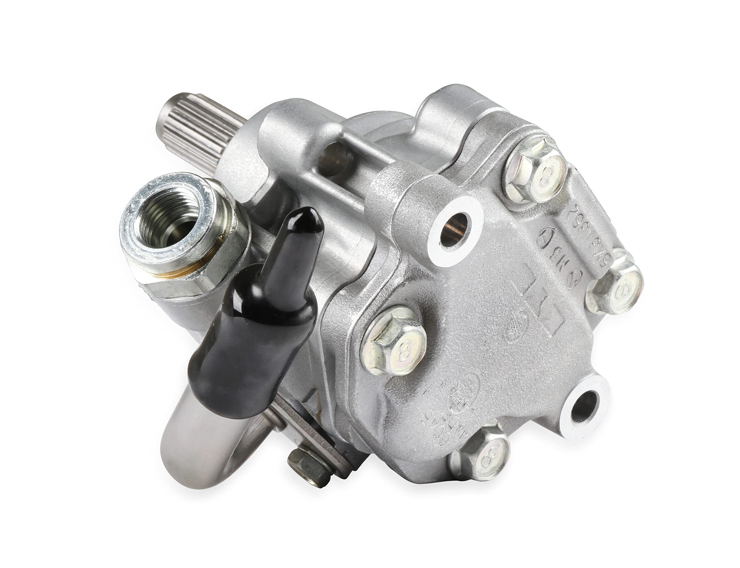 Power Steering Pump Assembly Holley 198-103, for LT4 Accessory Drive with splined shaft