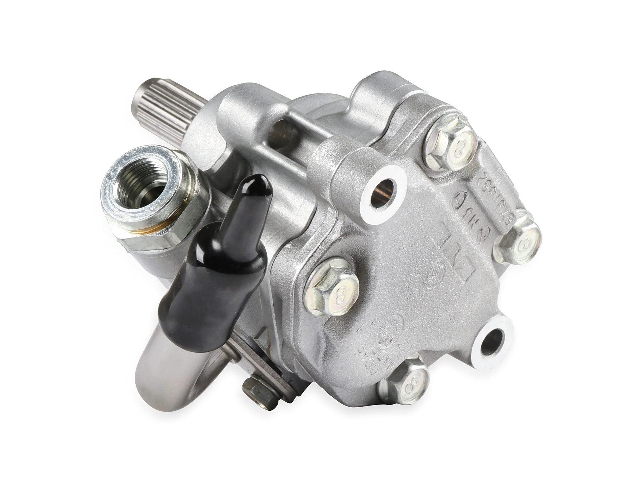 Power Steering Pump Assembly Holley 198-103, for LT4 Accessory Drive with splined shaft