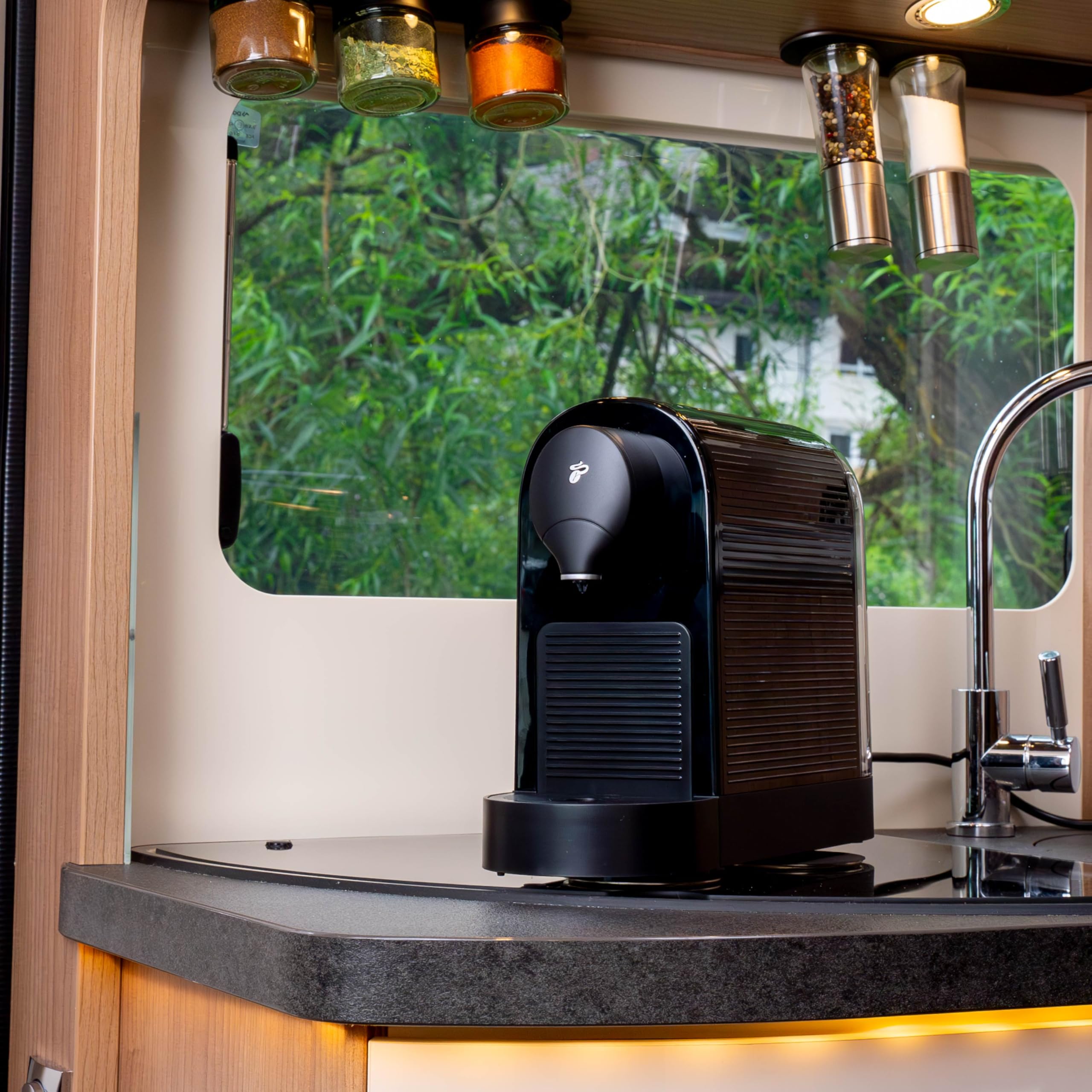 Magnet Power Bundle XXL silwy® – Smart Storage Solution for Small Coffee Machines – Includes Removable Metal Pads – Perfect for Travel