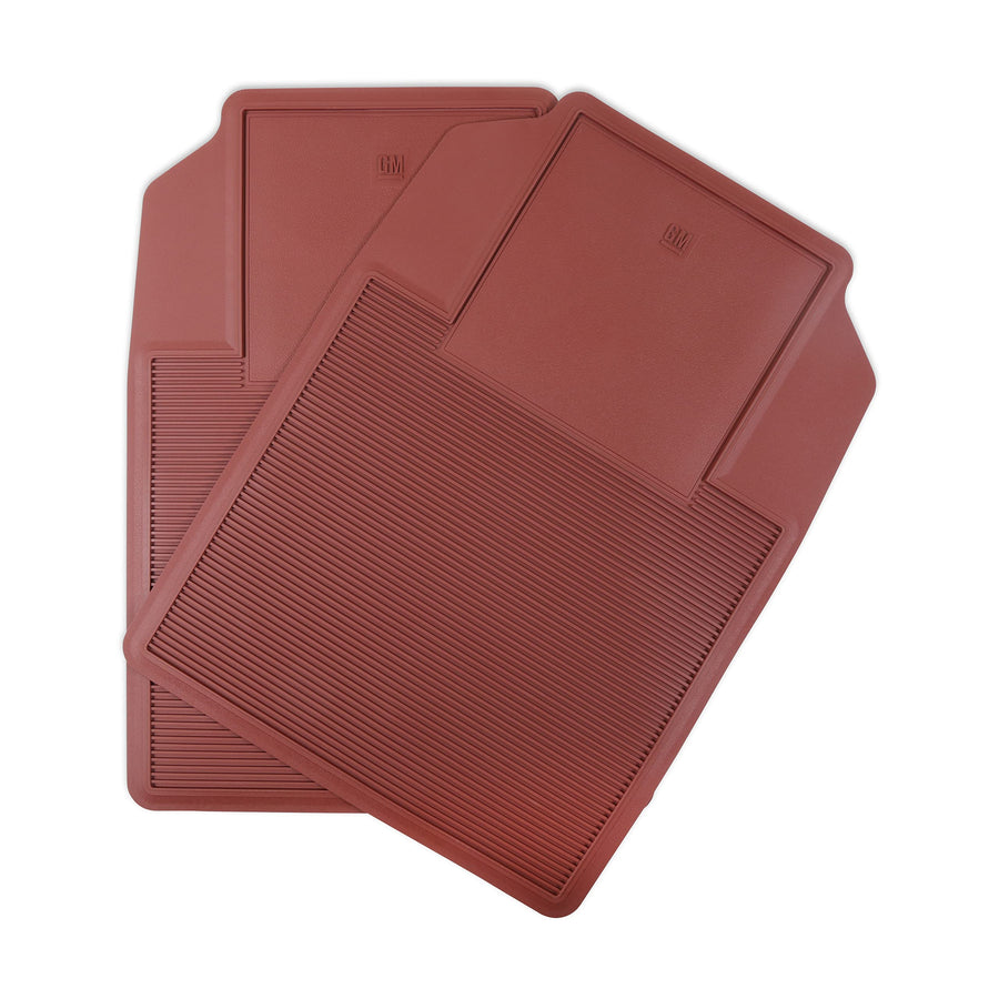 05-100MN Brothers Trucks Floor Mat Set - Maroon