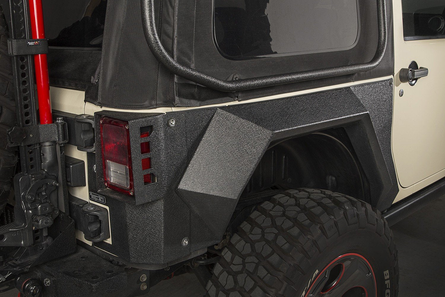 XHD Armor Fender Kit, Rear, Pair | Rugged Ridge | 11615.03 | Fits 2007-2018 Jeep Wrangler JK 2-Door
