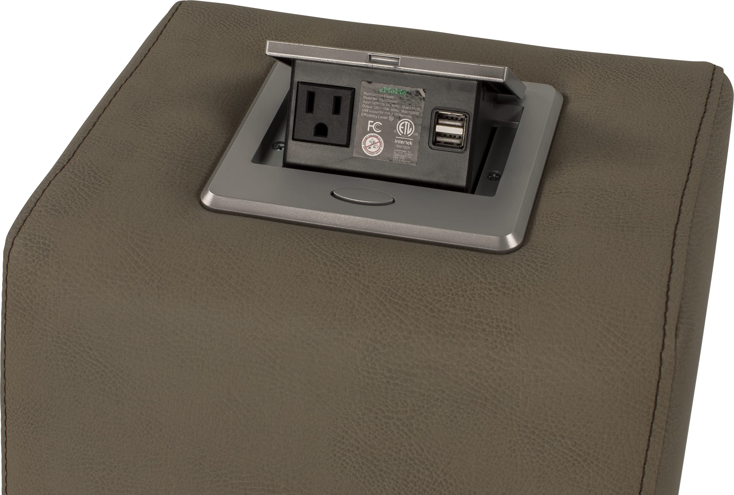Thomas Payne Theater Seating Collection Seismic Series Center Console for 5th Wheel RVs, Travel Trailers and Motorhomes, Millbrae
