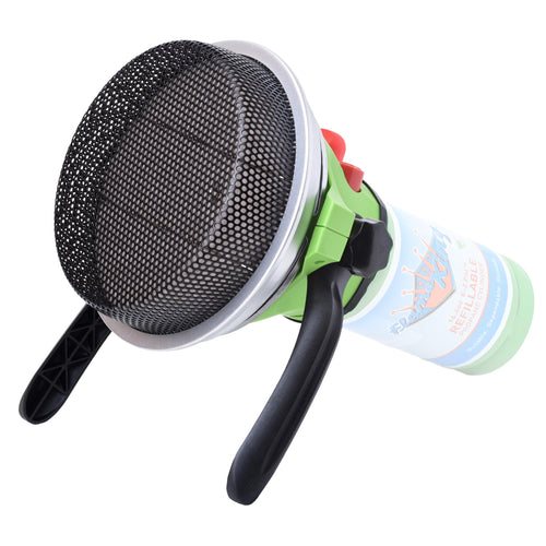 Portable Flame King Propane Gas Outdoor Heater with Piezo Electric Start for Camping, Garage, Ice Fishing, Patio, and Tabletop Green Small