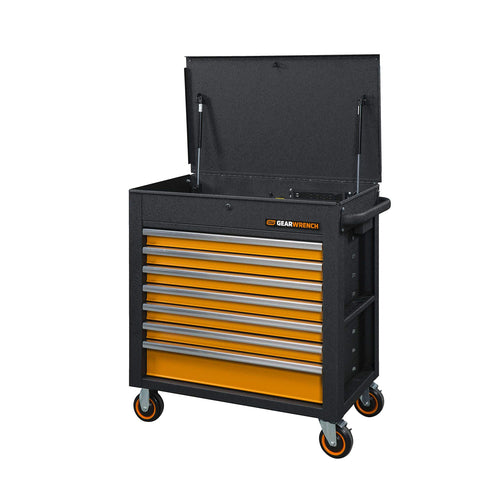 35" GEARWRENCH 7 Drawer GSX Series Rolling Tool Cart with Tilt Top - 83246