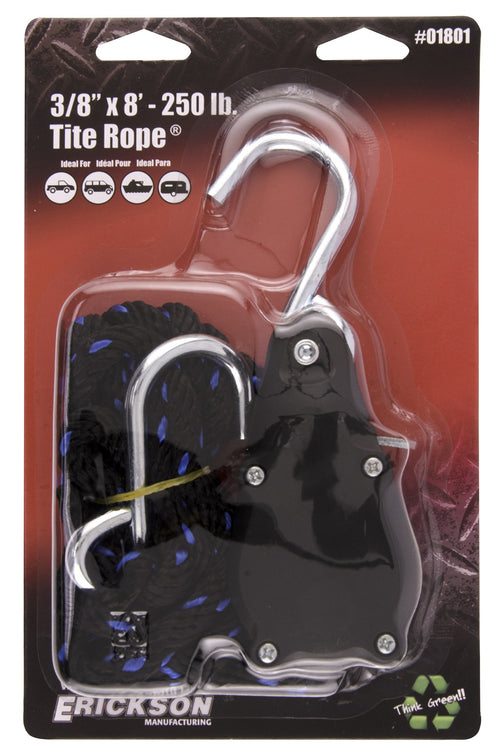3/8" x 8' Erickson Tite Rope Strap - 250 lb. Load Capacity