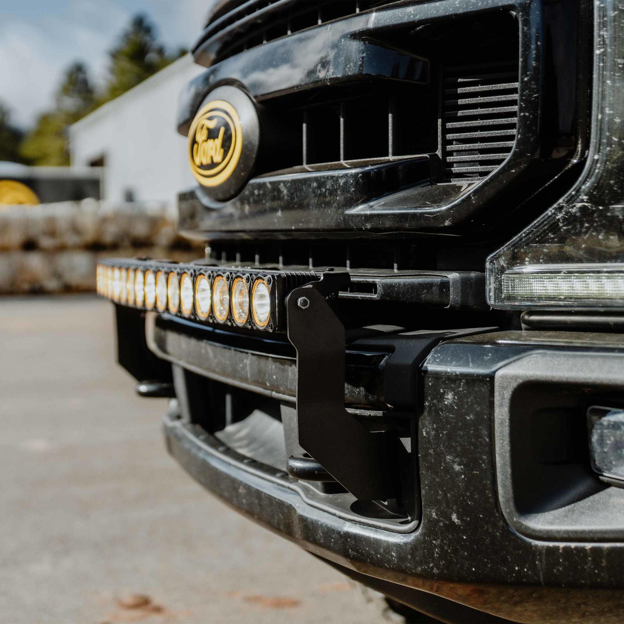 Light Bar Mount KC Hilites for 40" Flex ERA® LED Light Bar - Front Bumper - GEN3 2011-2016 Ford Super Duty