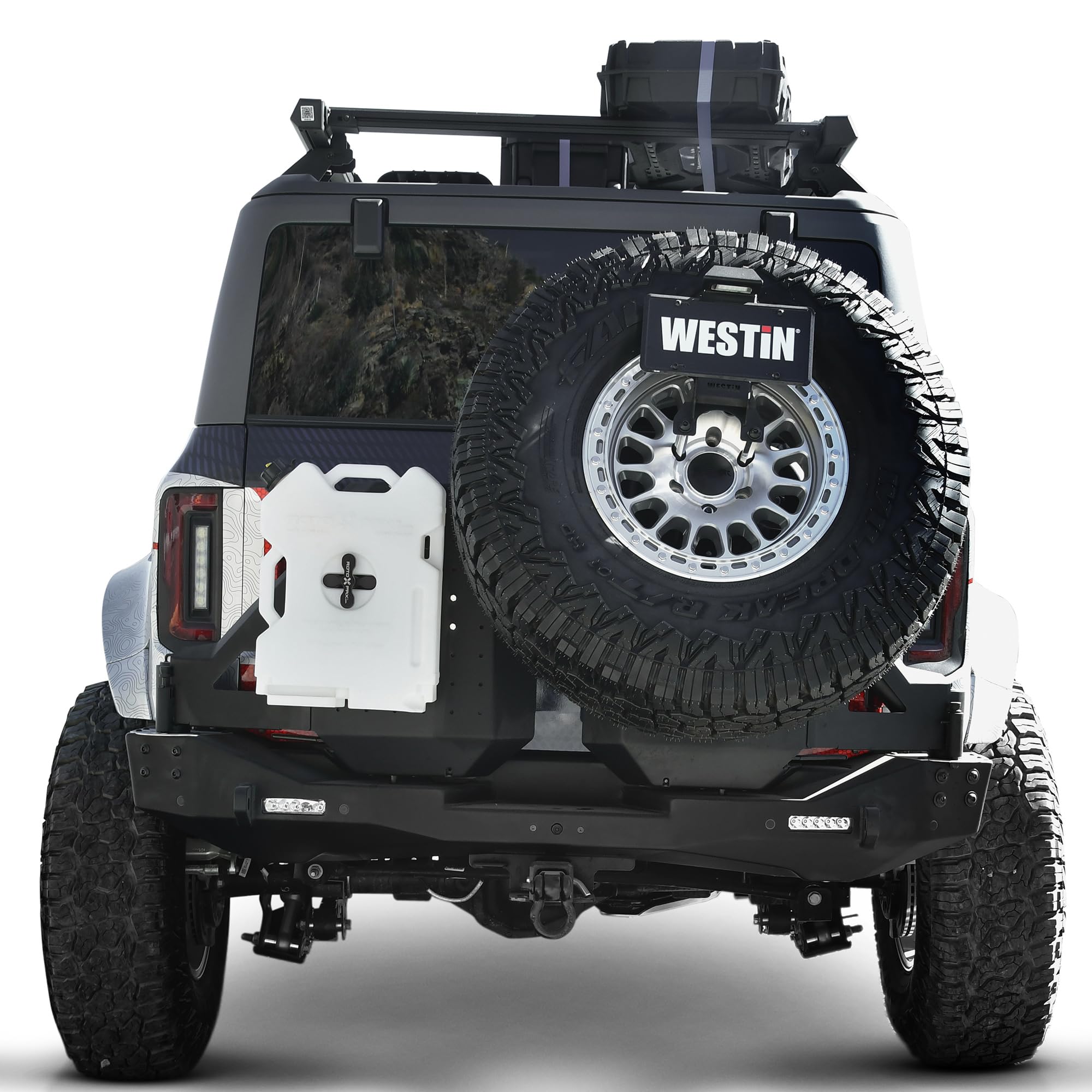58-420055 Westin License Plate Relocator Bracket fits 2021-2024 Bronco (Excl. Bronco Sport)