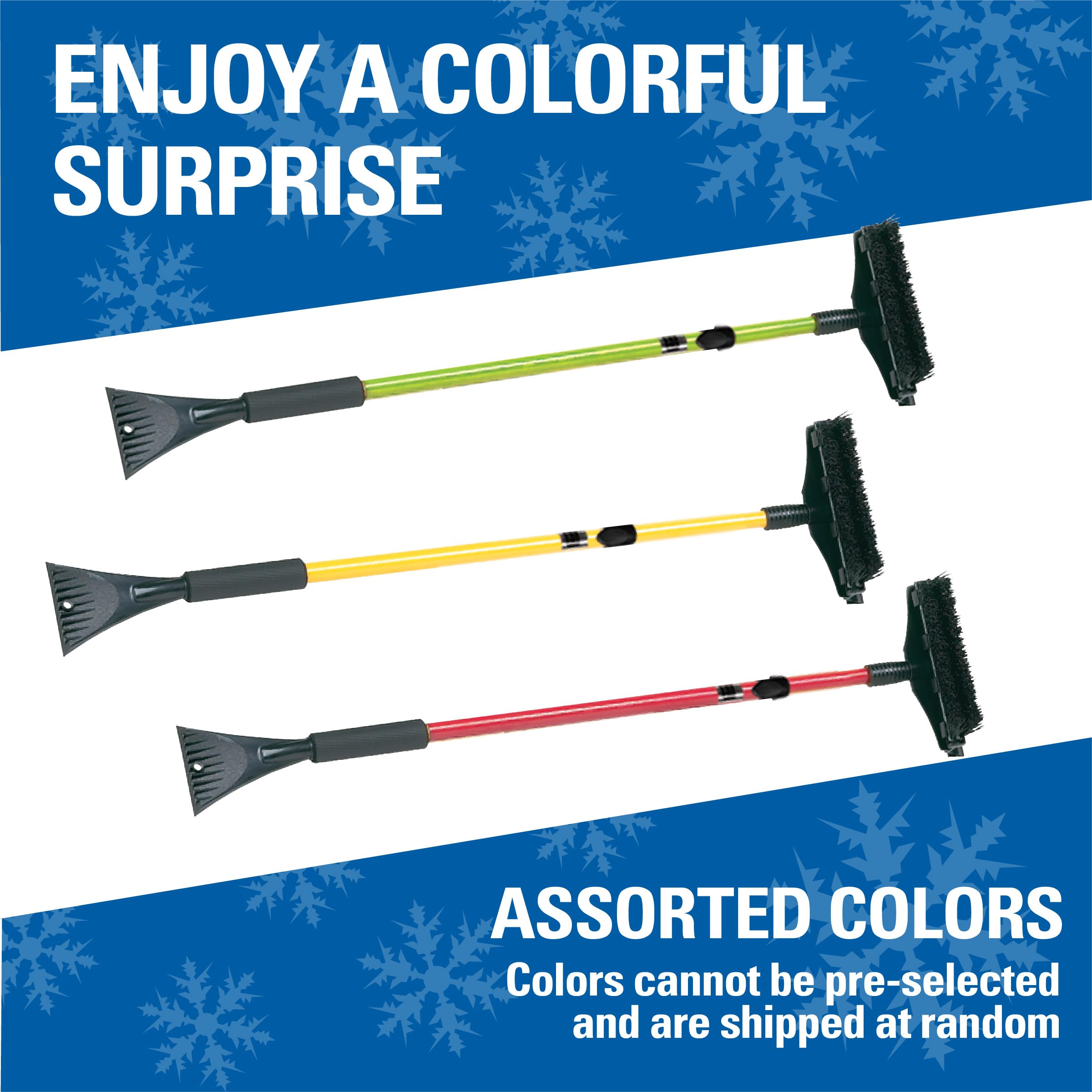 2610XM SubZero 52" Super Extender Snowbroom with Integrated Squeegee and Ice Scraper (Colors may vary)