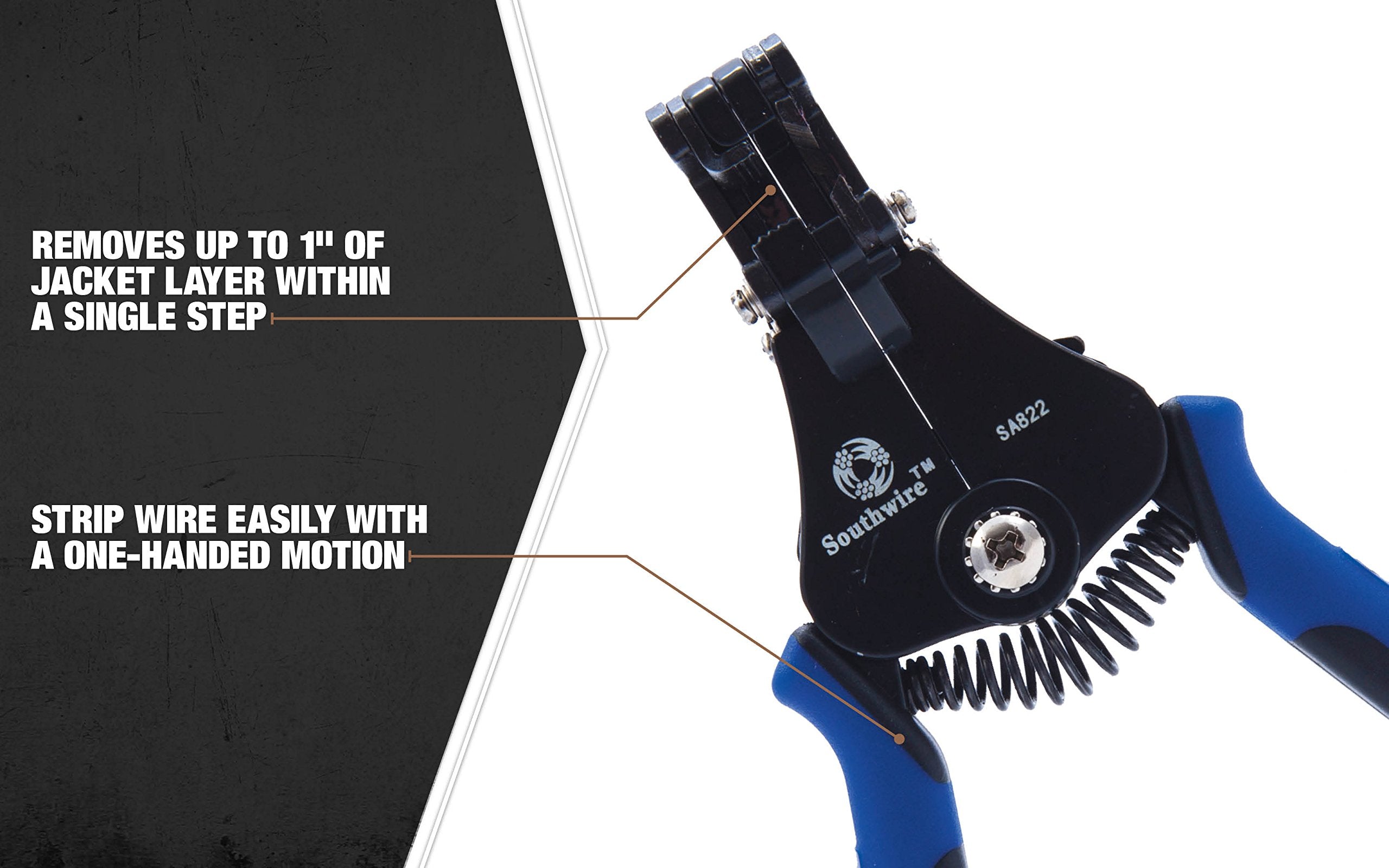 WIRE STRIPPER; Southwire AUTOMATIC 8-22 AWG -58278640