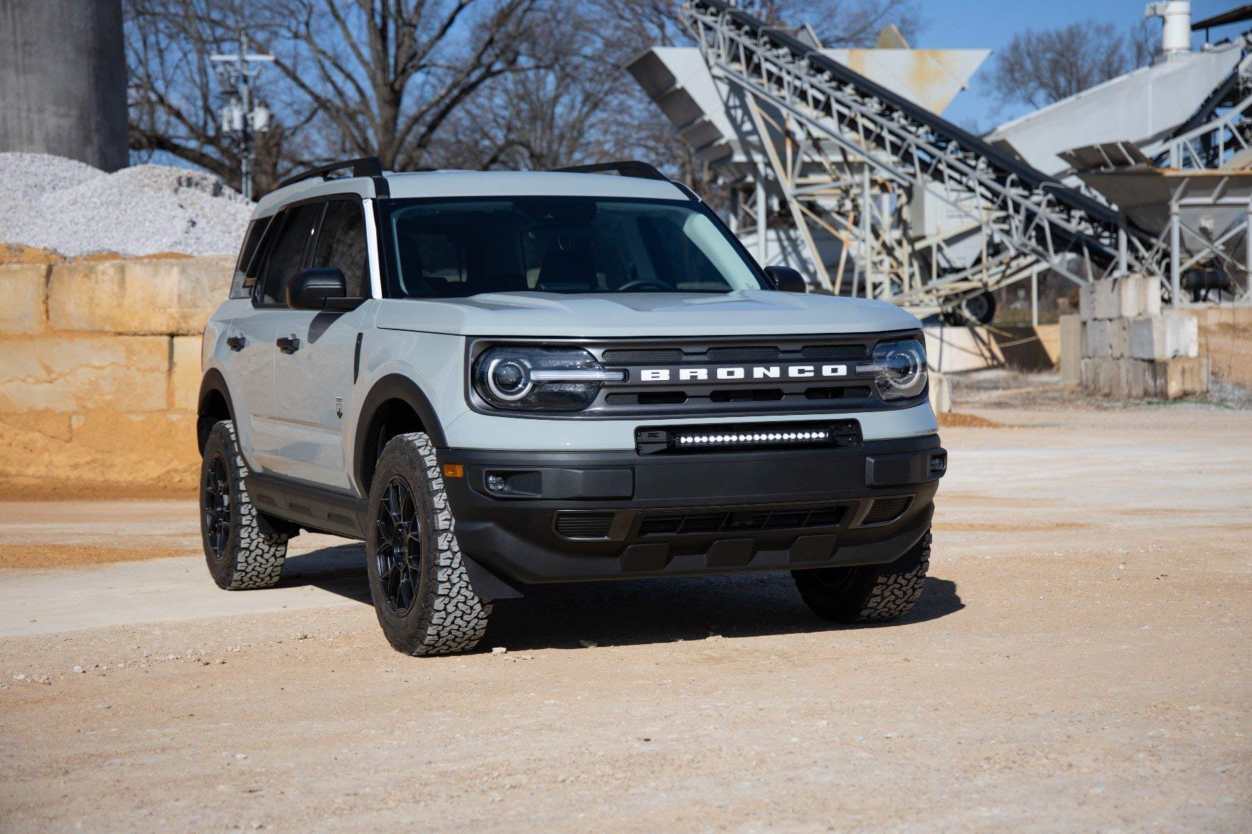 20" Rough Country Black Series DRL LED Light Bumper Kit for Ford Bronco Sport (2021-2025)