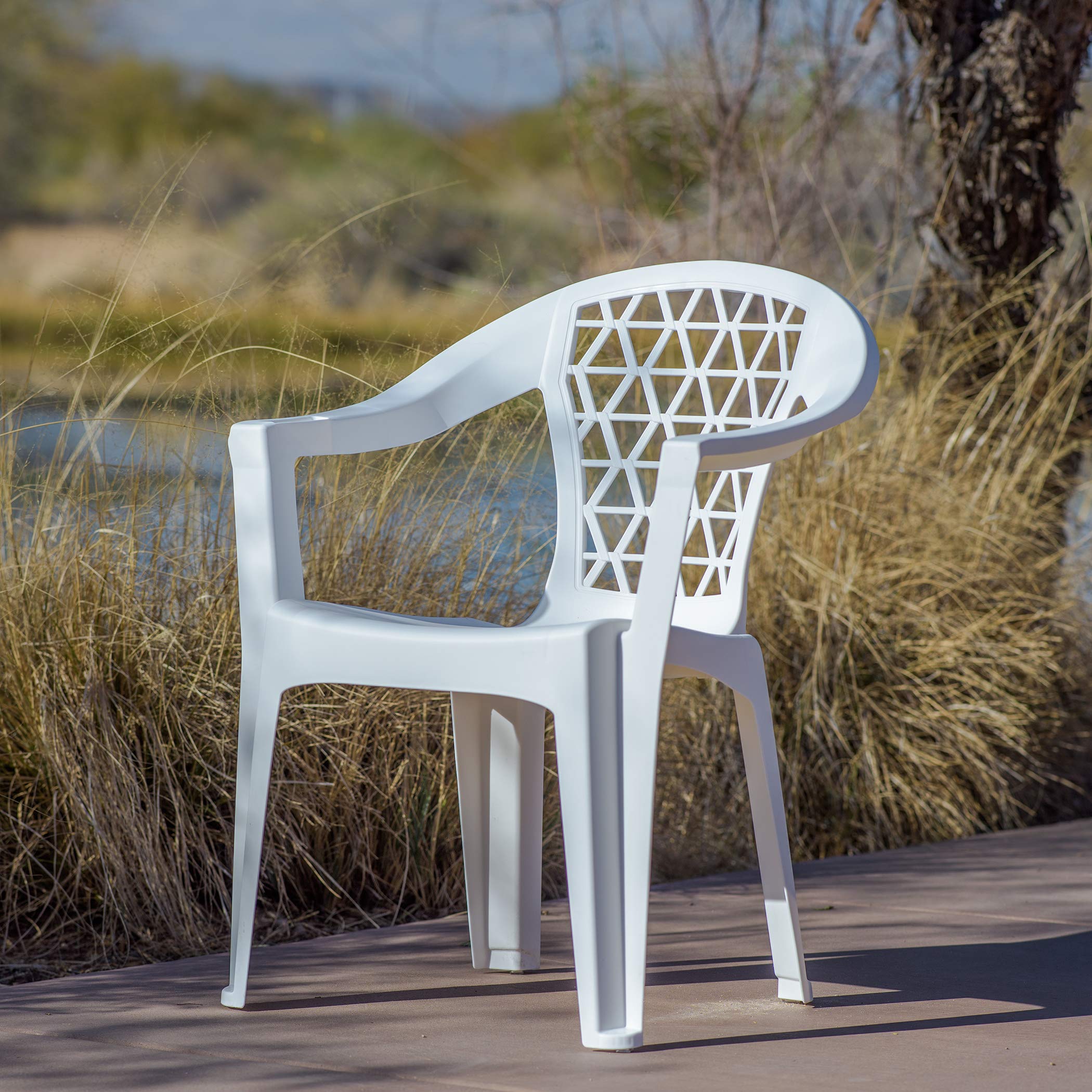White Penza Patio Chair
