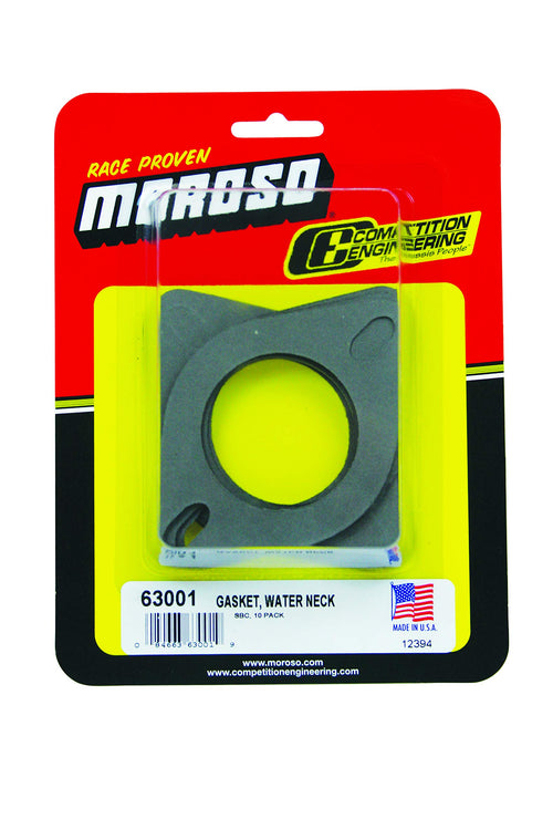 Moroso Water Neck Gaskets 63001, Fits Small Block Chevy and Big Block Chevy Engines, 10 Pack
