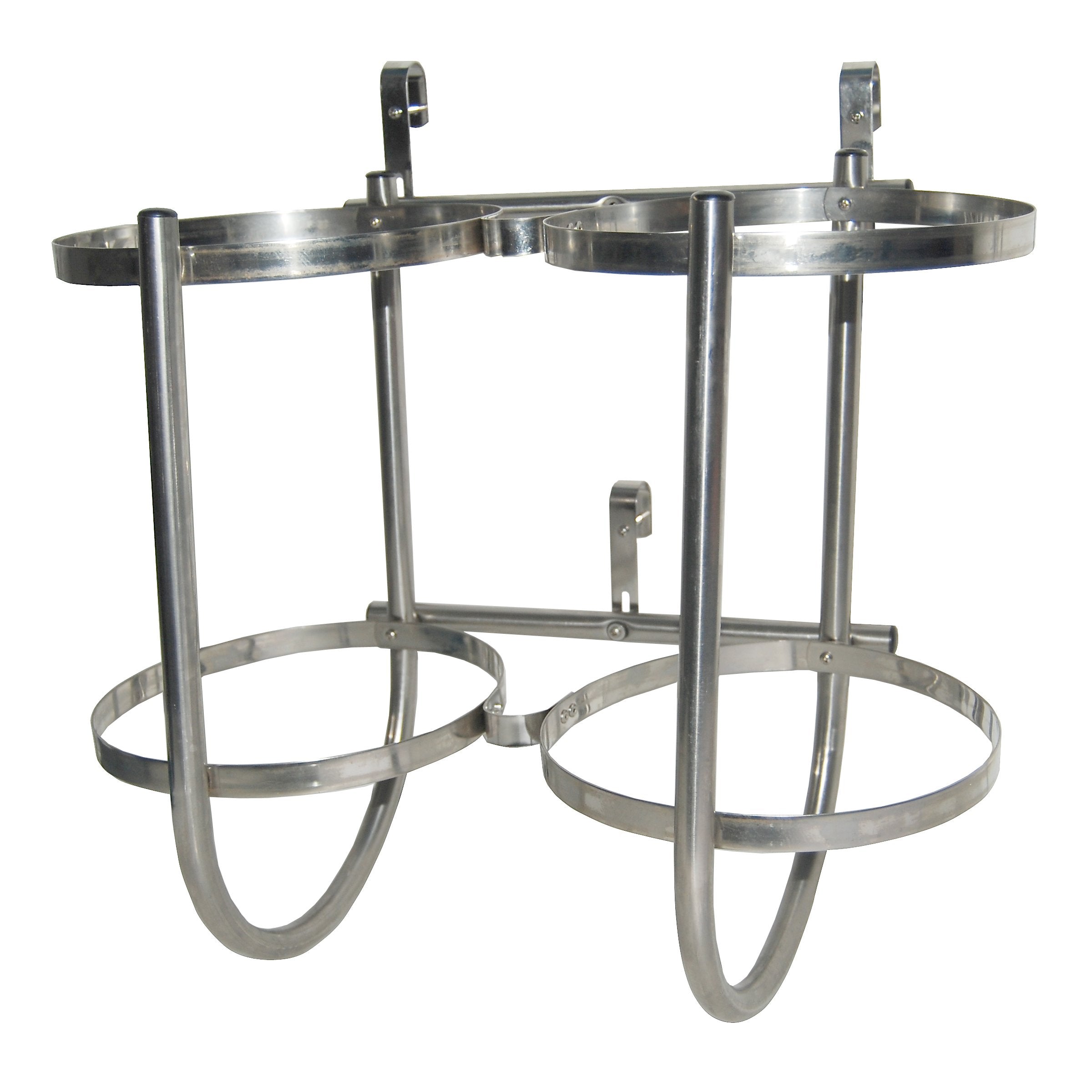 2009 Taylor Made Product, 2 Fender Rack, Stainless Steel, 7 inch to 9 inch Size