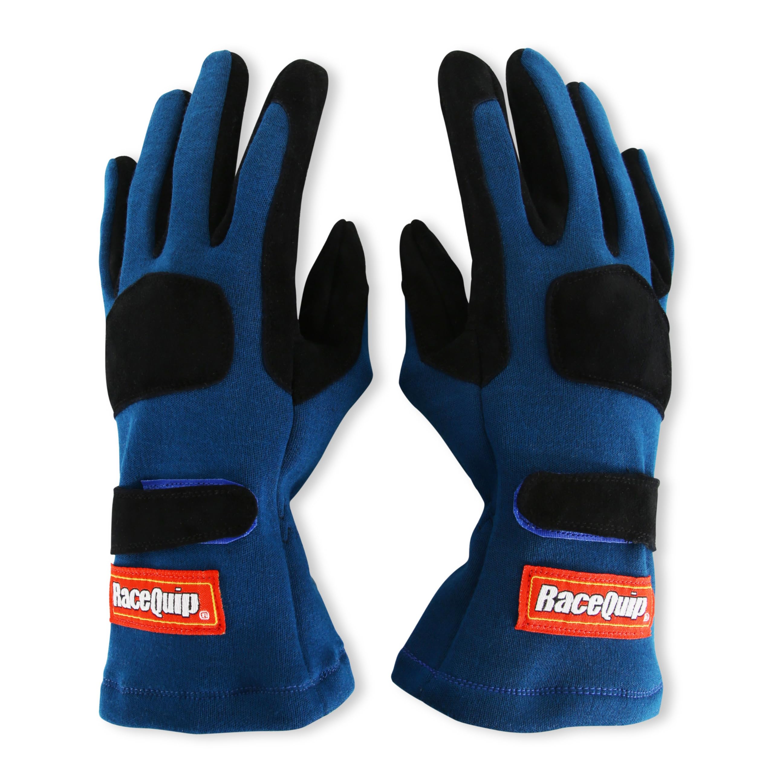 355022RQP RaceQuip® 355 Series Driving Gloves - SFI 3.3/5 - Black/Blue - Small