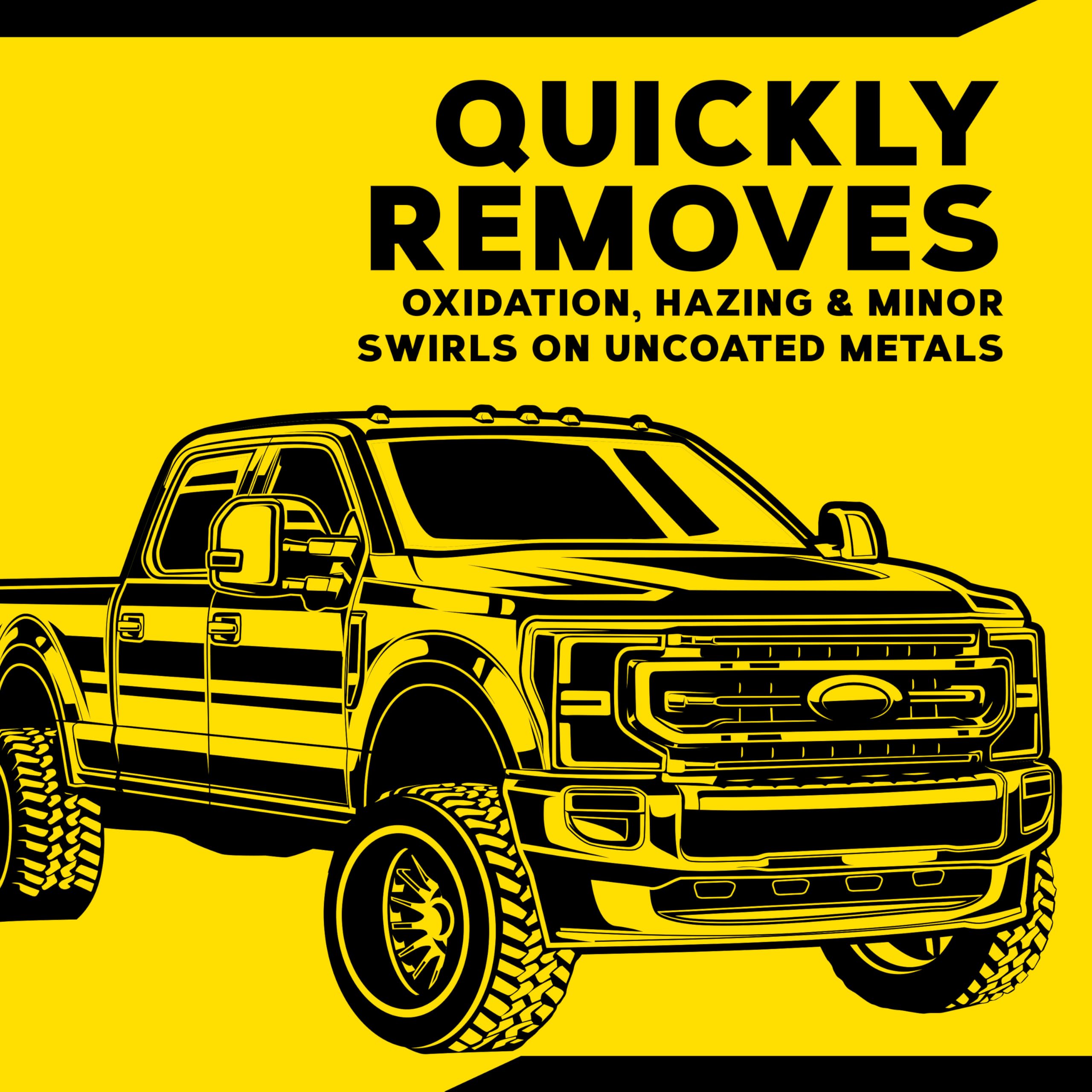 Meguiar's G211606 Metal Polish, Safe for All Uncoated Metals, for a Quick and Easy Clean Removes Stains and Swirls, Restores Shine, Pairs Well with Our Wheel Polisher Tool, 6 Oz