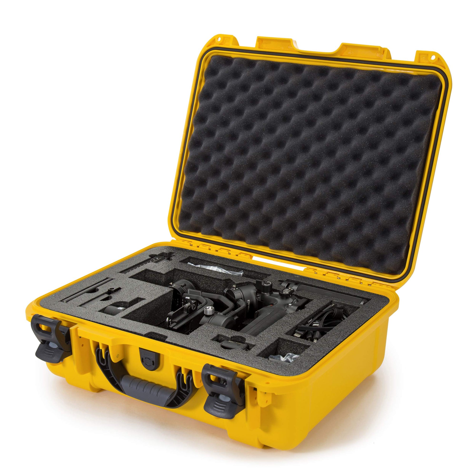 Waterproof Nanuk Hard Case with Foam Insert for DJI Ronin RSC 2 and Pro Combo Version - Yellow