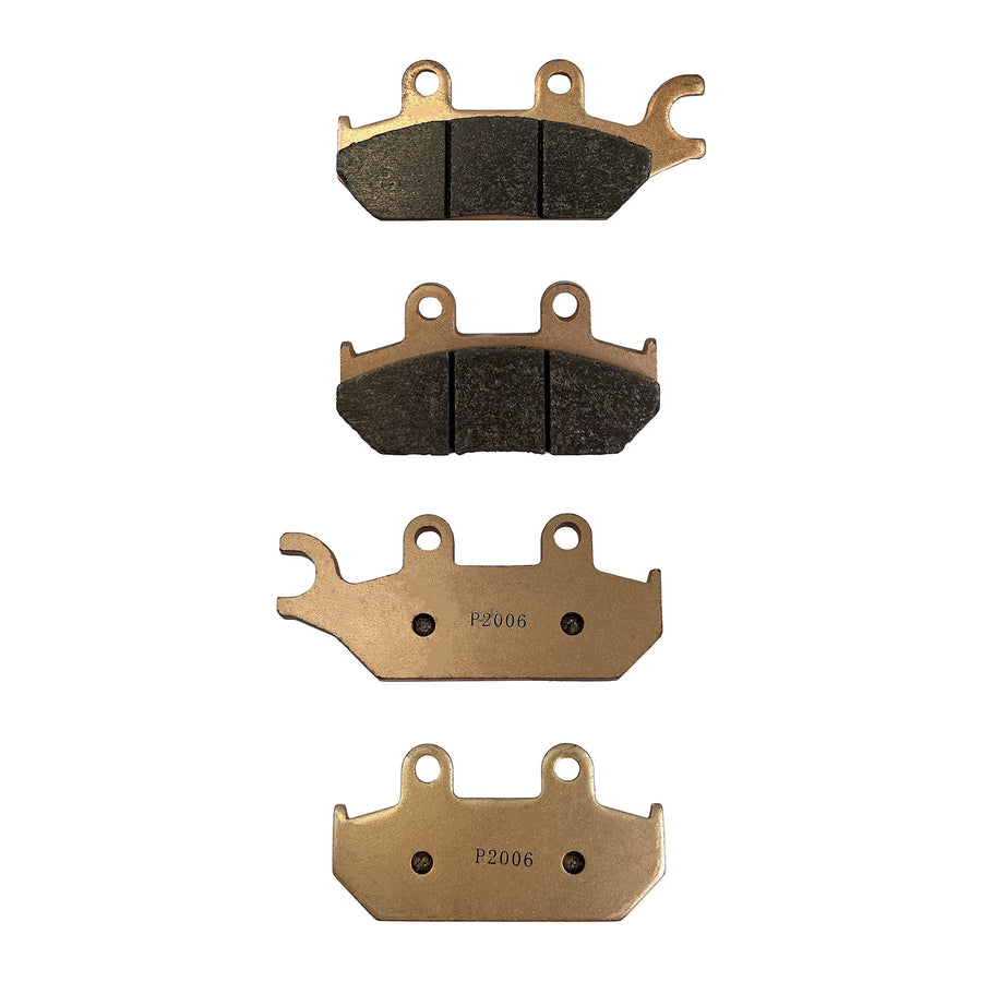 Demon Front/Rear Powersports Sintered Brake Pads for Can Am Outlander/Renegade, Sintered Metallic Material Better Grip, Reduced Brake Fade, Instant Braking (See Fitment Details in Description)