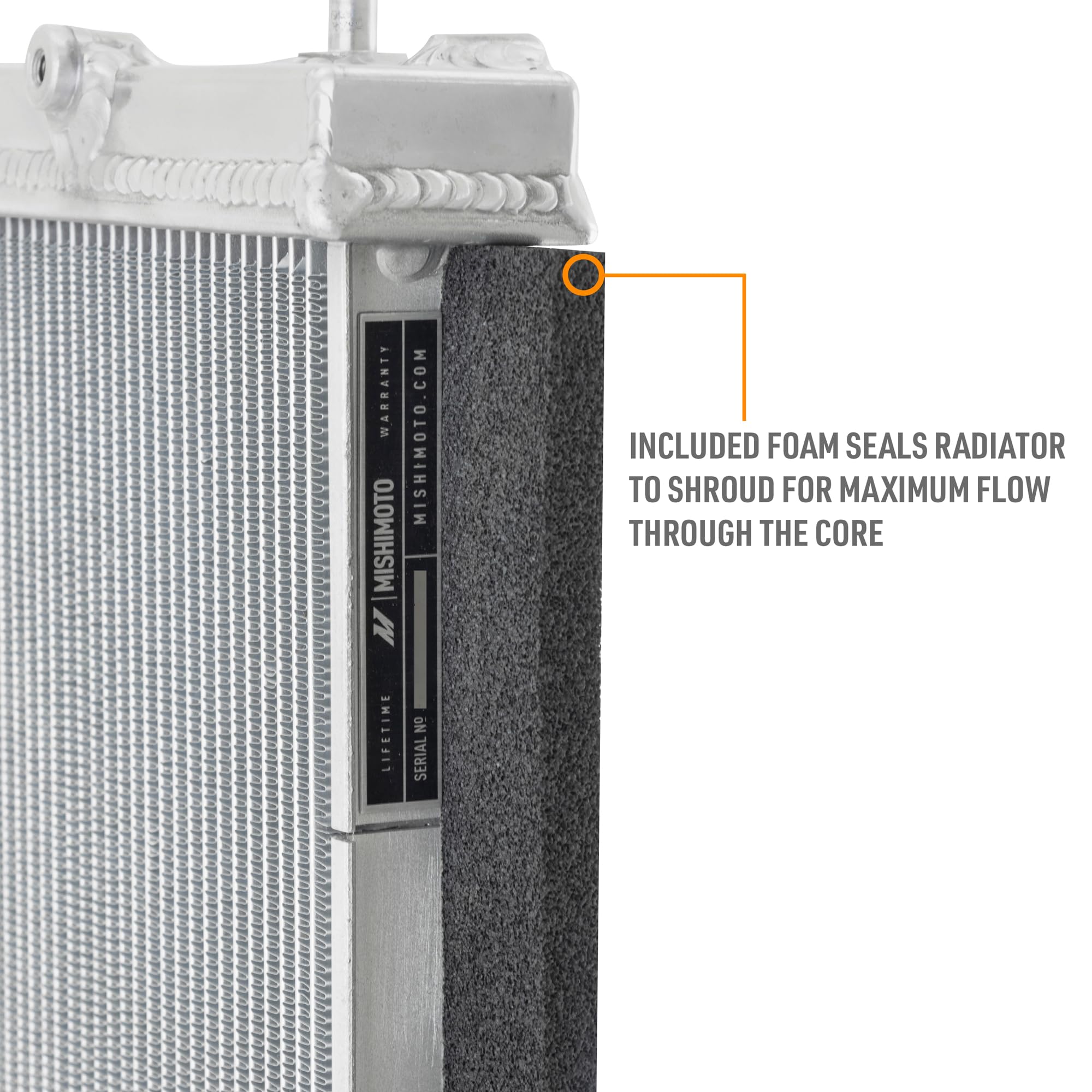 Mishimoto Aluminum Performance Radiator, Compatible with Subaru WRX 2022+