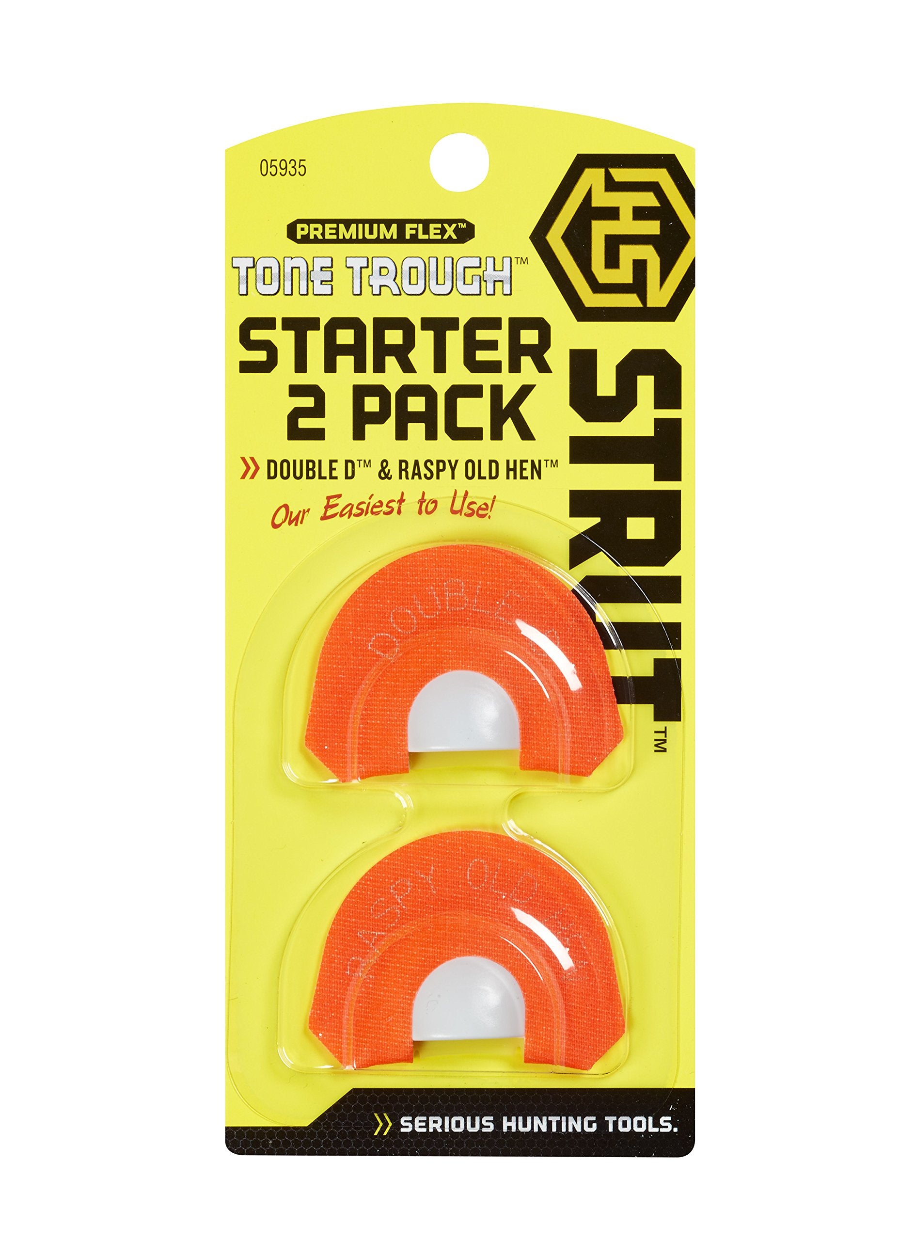 H.S. Strut Hunters Specialties Tone Trough Diaphragm Starter Call (2 Pack)