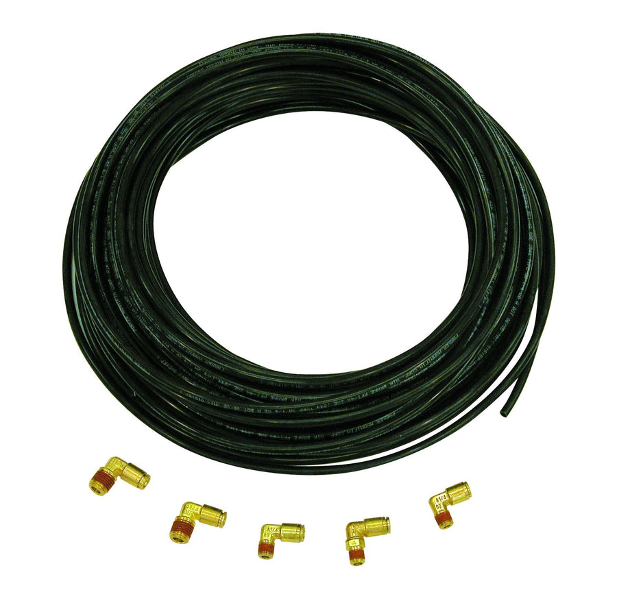 Buyers Products TGC02TFK Nylon Tube And Fitting 3/8 Inch Tailgate Cylinder Install Kit, Tube & Elbow fittings to install Buyers Products BAV010 & BAV020 Air Valves, Dump Body Applications