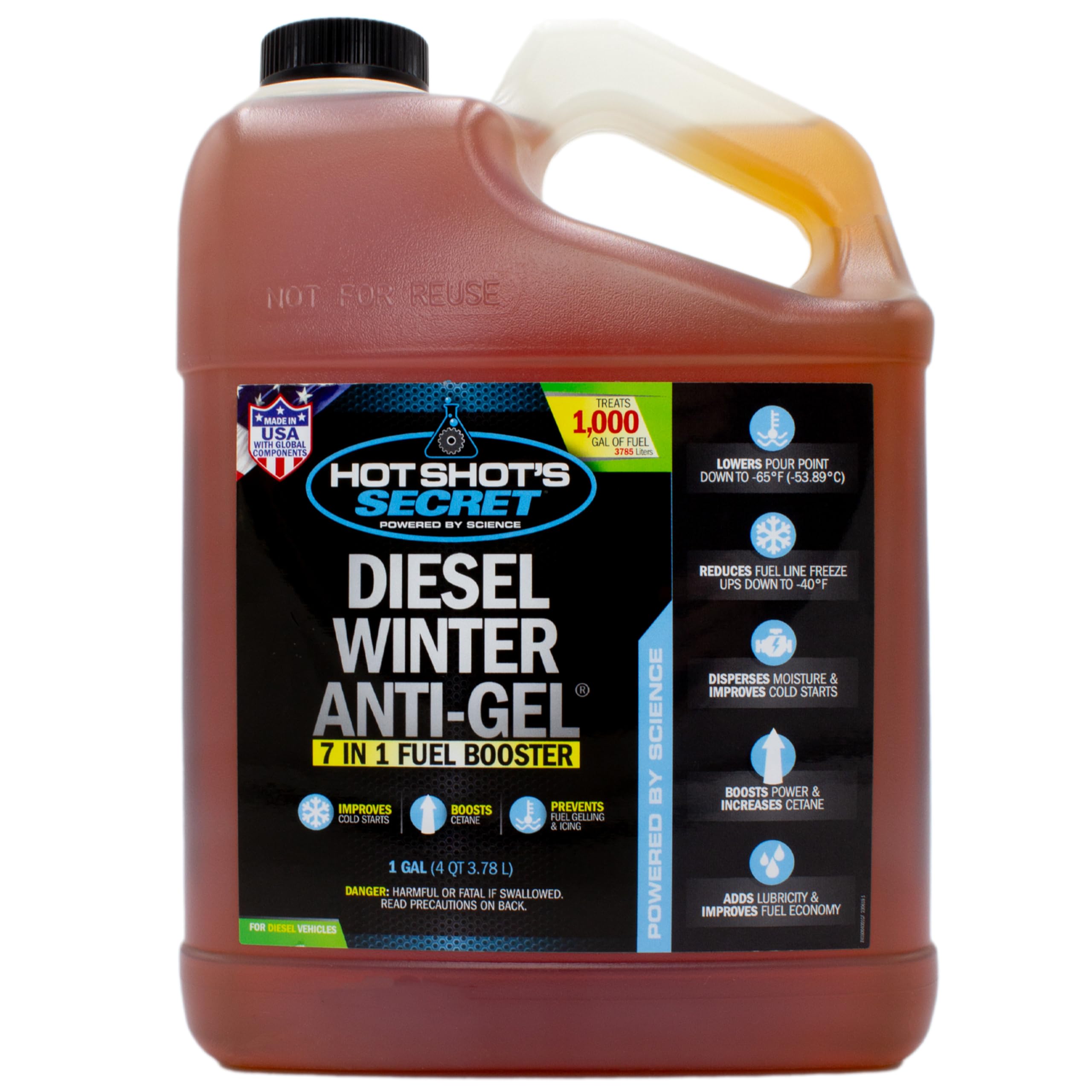 Diesel Winter Anti-Gel Hot Shot's Secret 1 Gallon, Amber (P403301G)