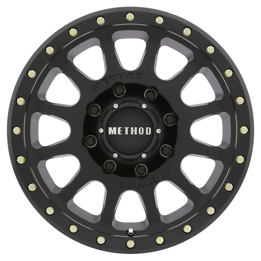 Method Race Wheels 18x9" 305 NV HD Matte Black 8x170", 18mm offset 5.75" Backspace, MR30589087518H