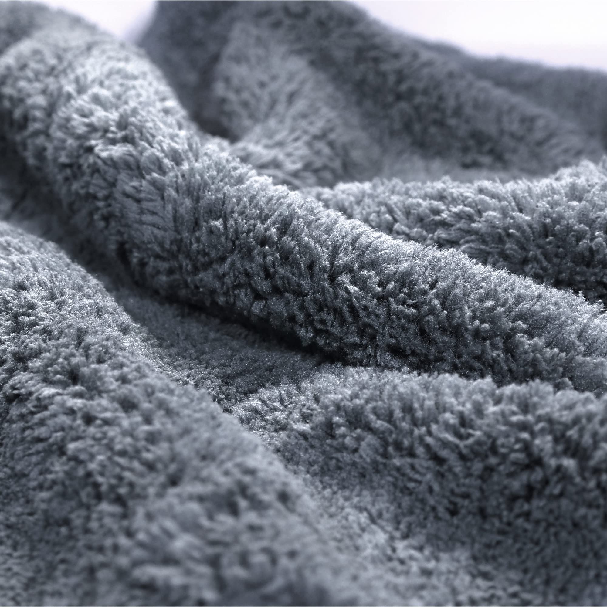Microfiber 16" x 16" Maxshine 3-Pack Grey Towels – 600GSM Edgeless Design – Ultra-Soft, High-Absorbency Towels for Car Detailing, Polishing & Scratch-Free Cleaning