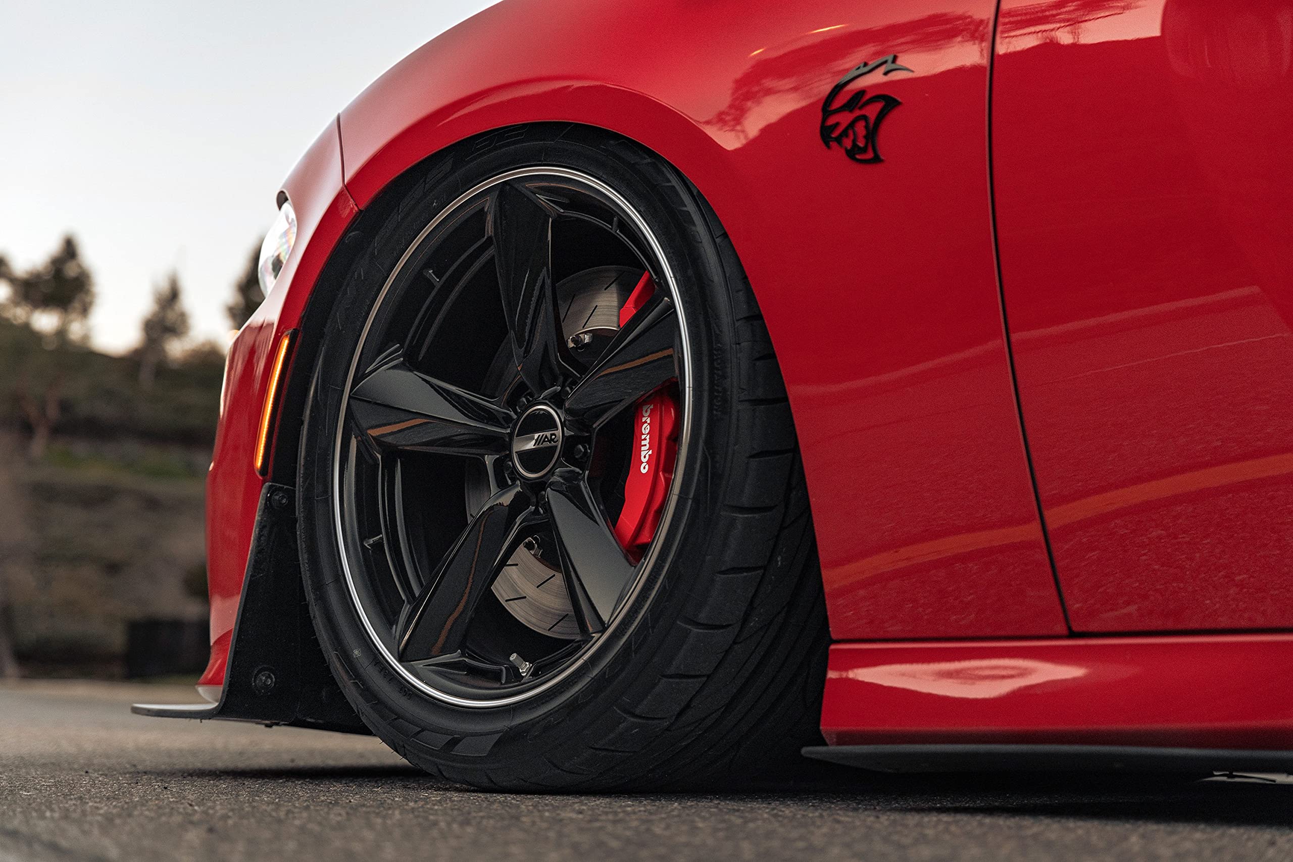 TTF American Racing 20X11 5X4.5 7.97 50mm GLOSS BLACK WITH DOUBLE DARK TINT LIP - AR946BT20111250
