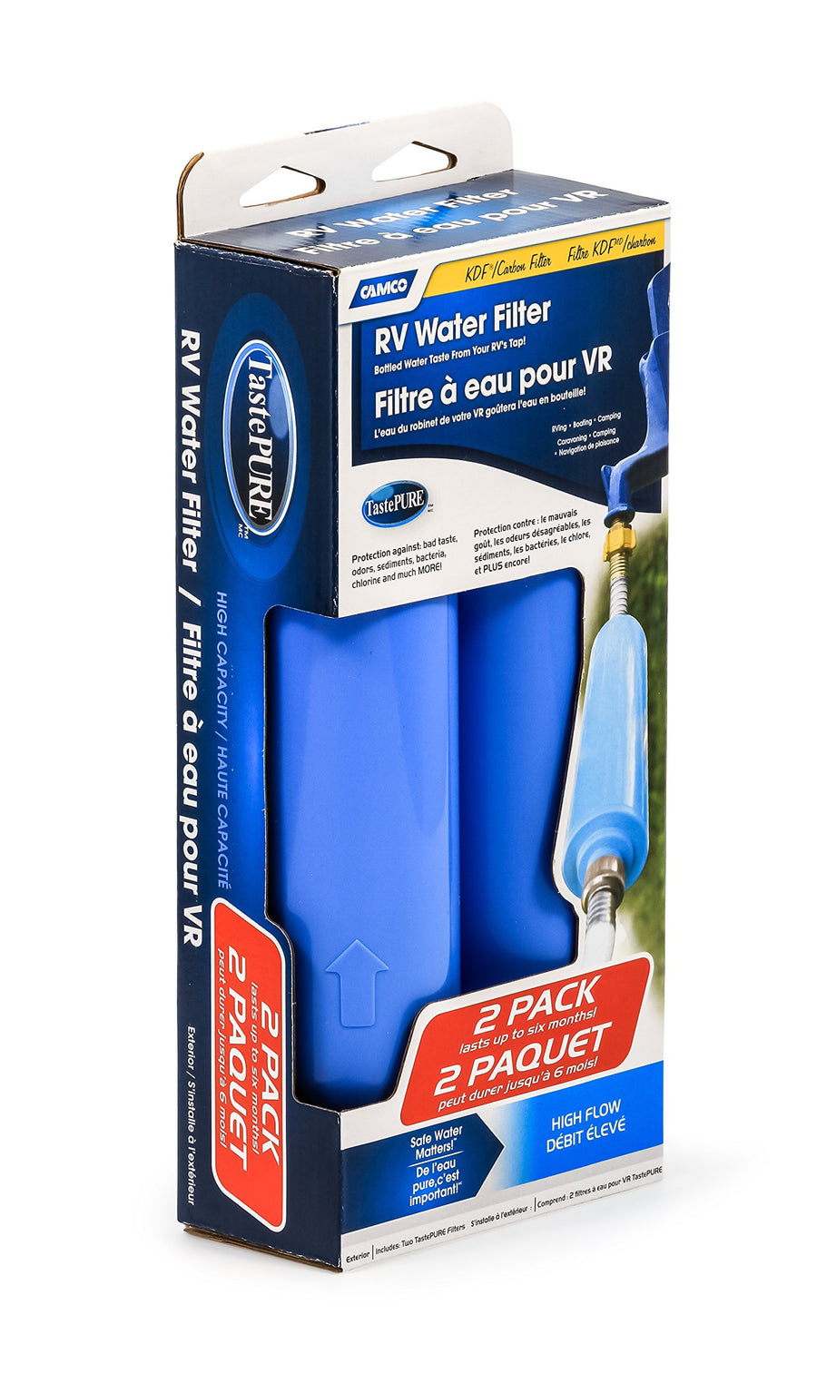 TastePure Camco Water Filter, (Pack of 2)