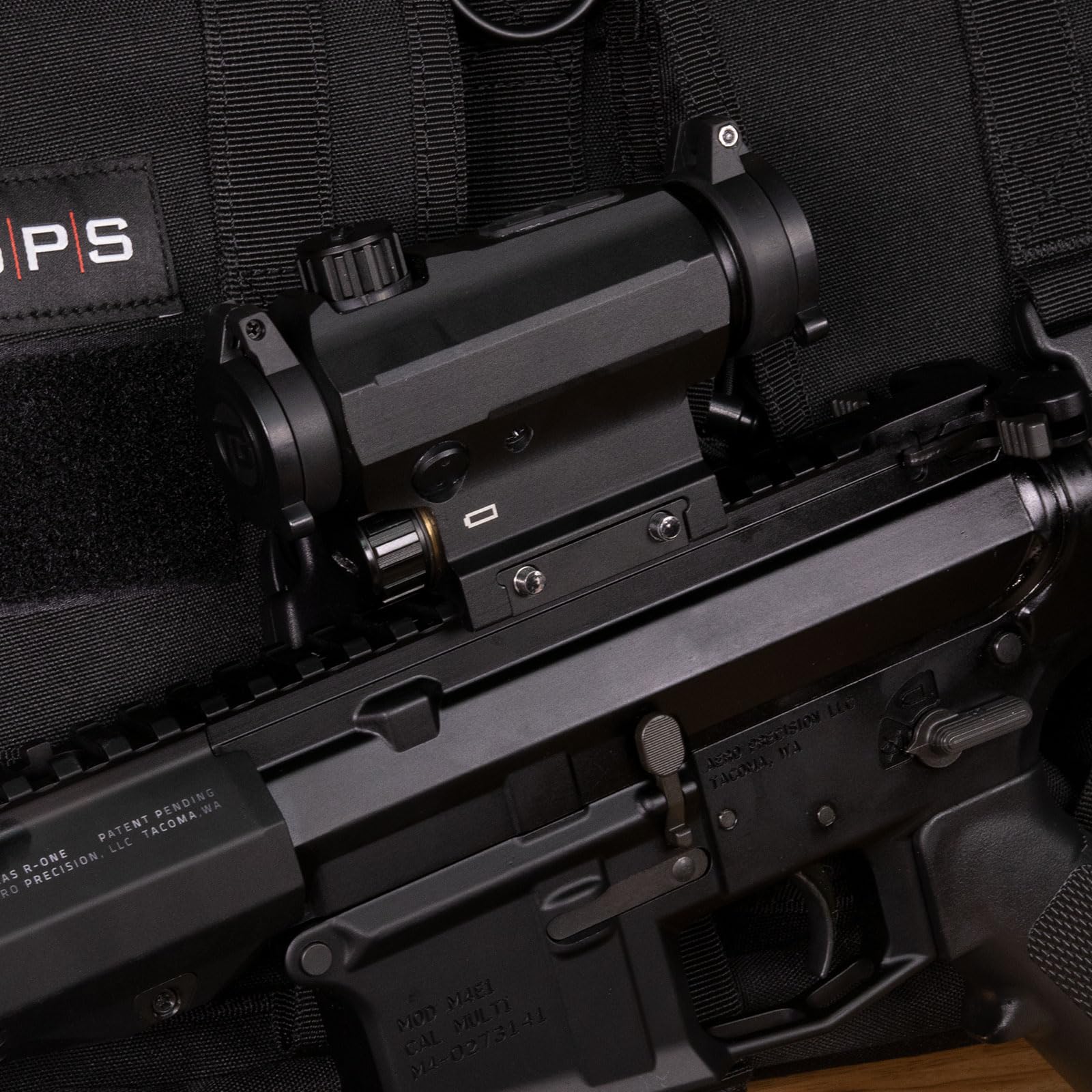PRISM PR1 TRUGLO 1x25mm 1x Magnification Hunting Tactical Durable Adjustable Illuminated 6-MOA CQB Circle Red-Dot Sight