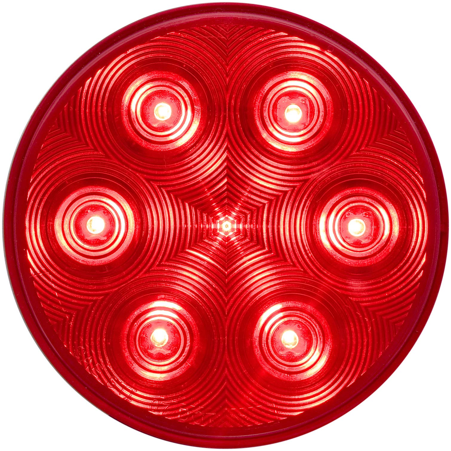 4" Round Optronics STL13RBP Sealed LED Stop/Turn/Tail Light, Red