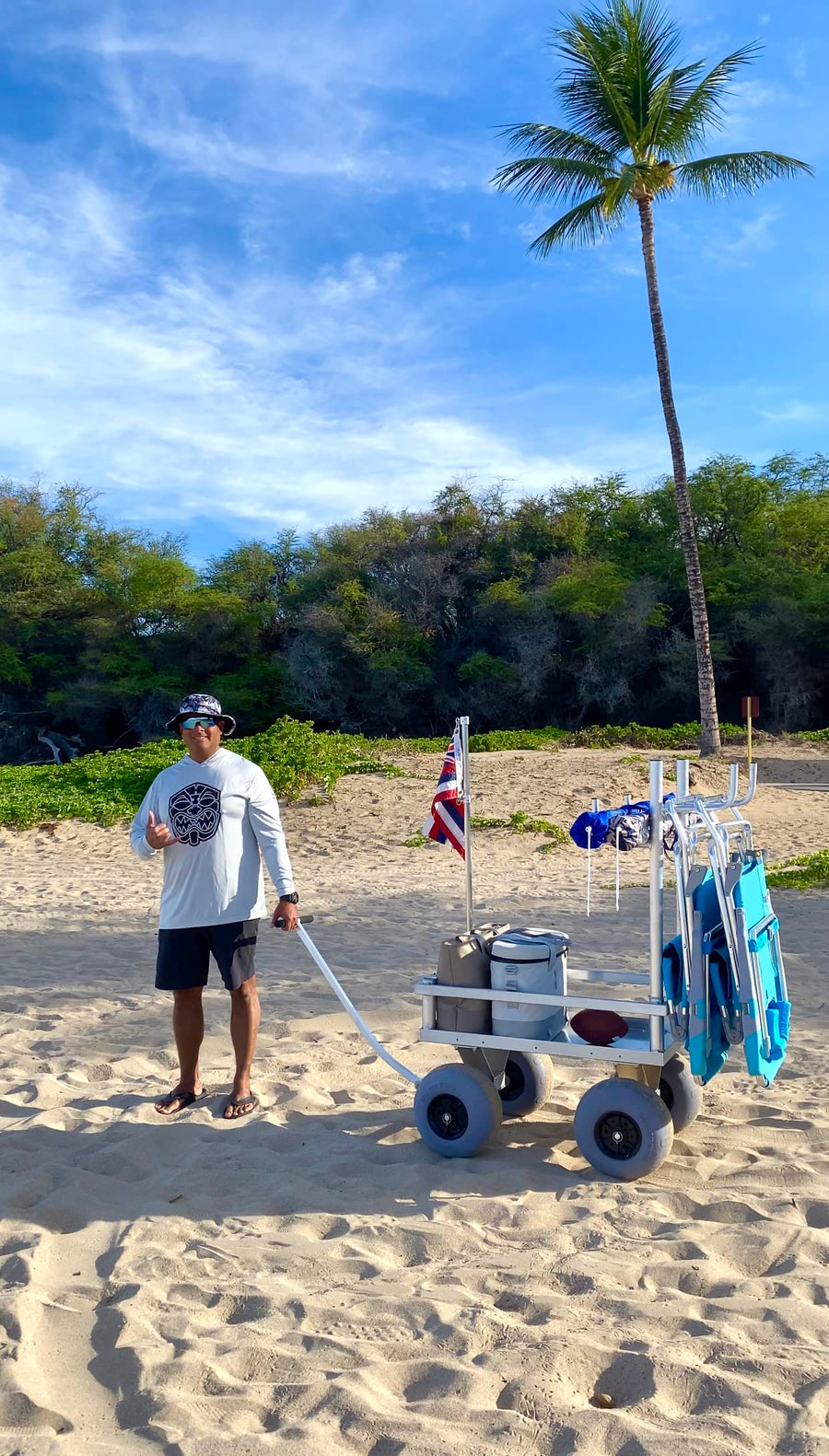 Beach Wagon-Balloon Calypso Cruiser Sand Tires-Lightweight-Rust-Free