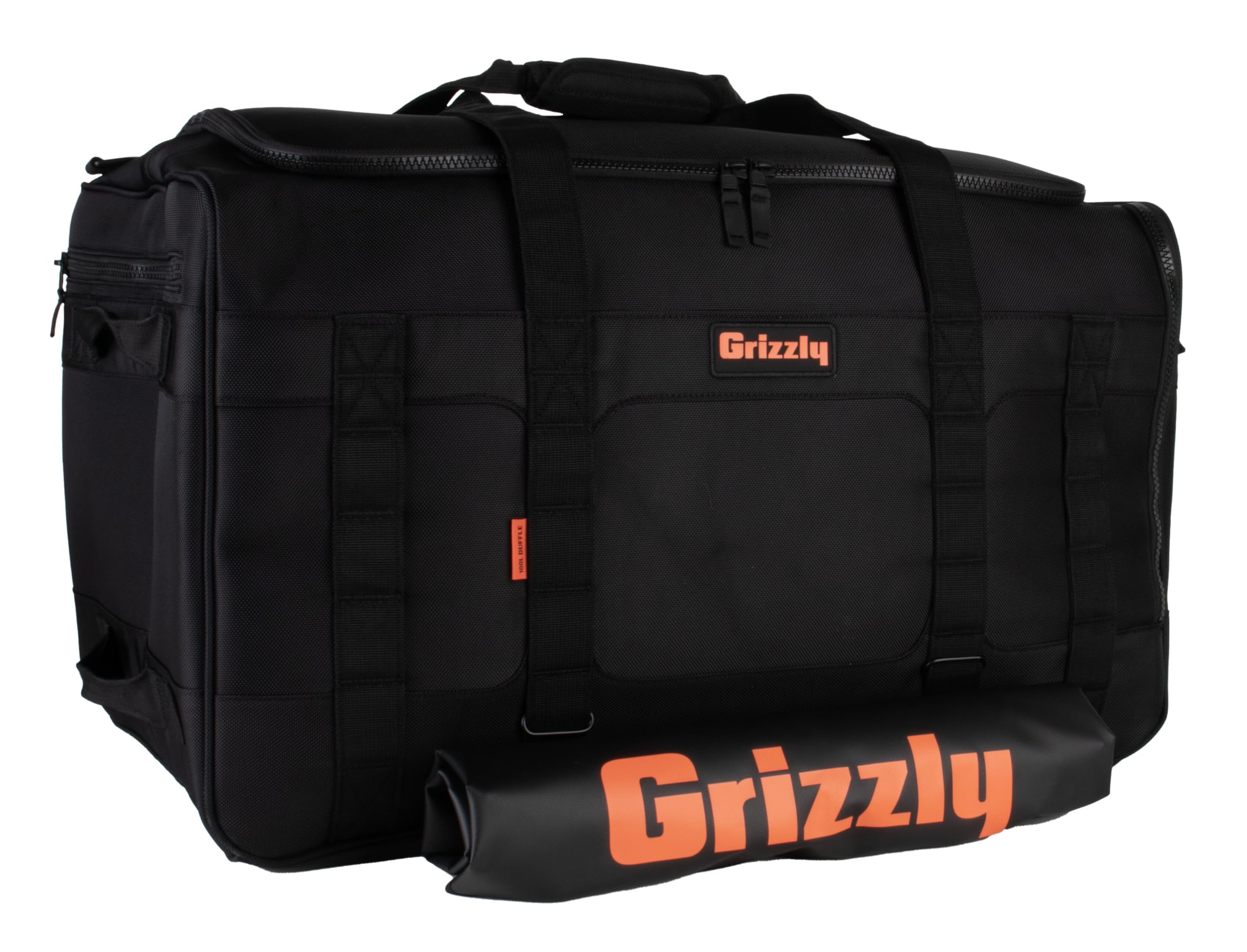 Duffle Grizzly 100 | Heavy-Duty Construction | Water Resistant Base | 100L Capacity | Large Storage Pocket | Blackout