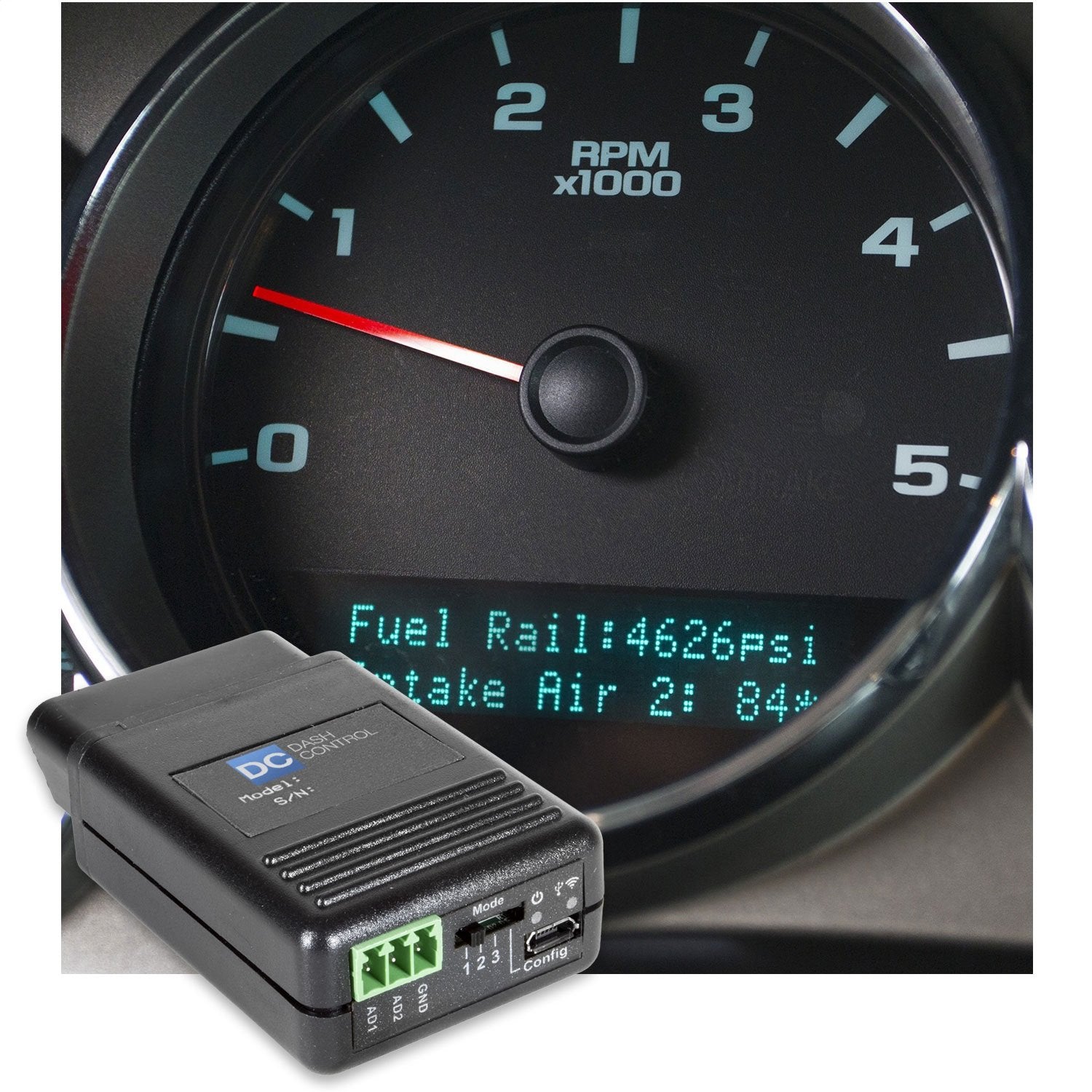 Auto Meter OBDII DashControl Grey Display Controller DL1045U
