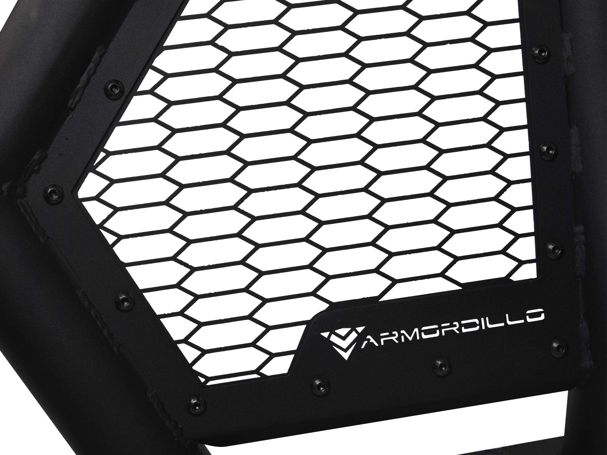 CR1 Chase Rack Armordillo USA with 3rd Brake Light for Full Size Trucks (Excl. Dodge Ram), Black