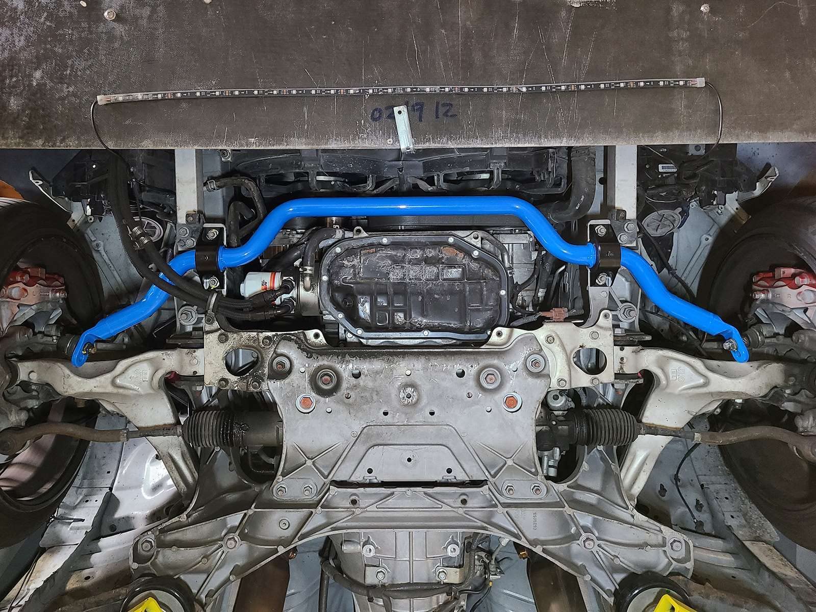 aFe Power Front and Rear CONTROL Sway Bar Set Blue Fit Nissan 370Z 09-20 V6-3.7L 440-712001-L
