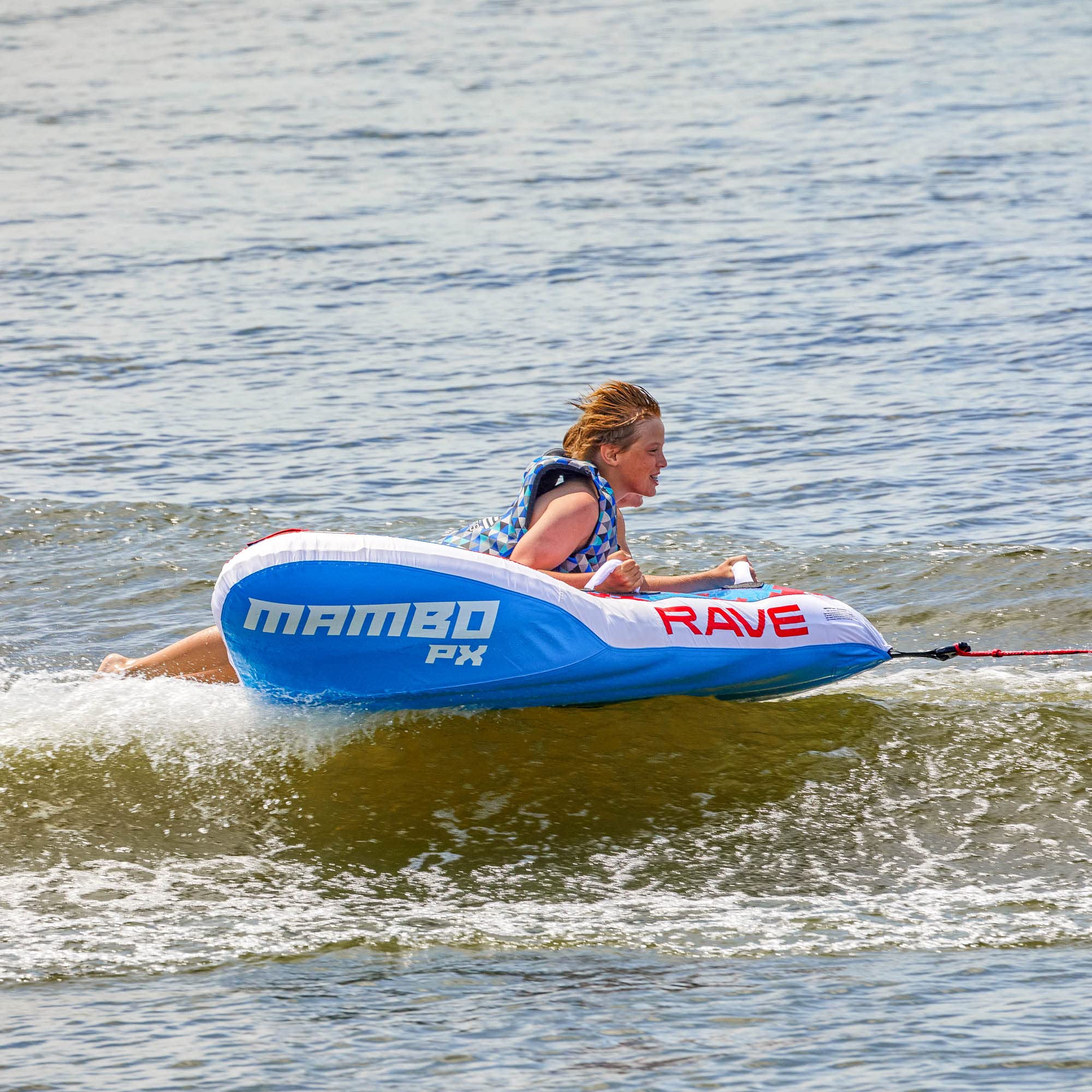 Mambo PX Rave Sports Boat Towable Tube - Inflatable Tube for 1-2 Riders