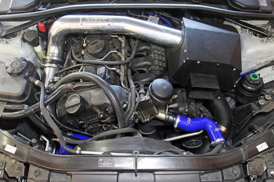 HPS Silicone Blue Radiator Hose Kit Coolant Compatible for 2007-2013 BMW 335i 335ix 335is N54/N55 3.0L Turbo E90/E92/E93, 57-2160-BLUE