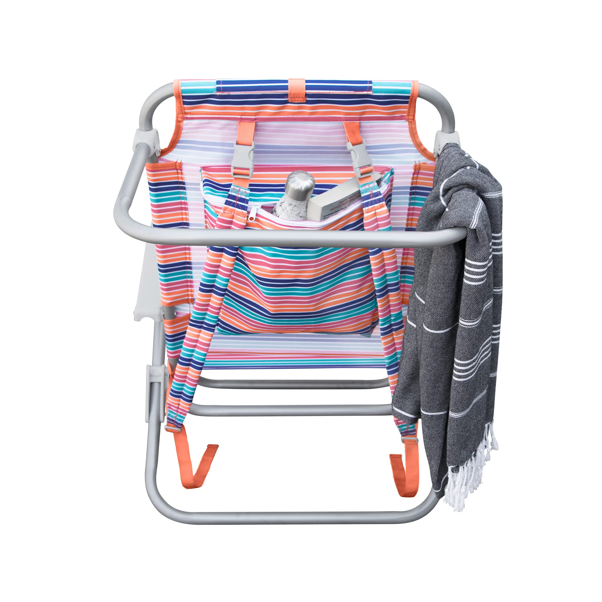 Sherbet Hurley Deluxe Backpack Beach Chair, One Size