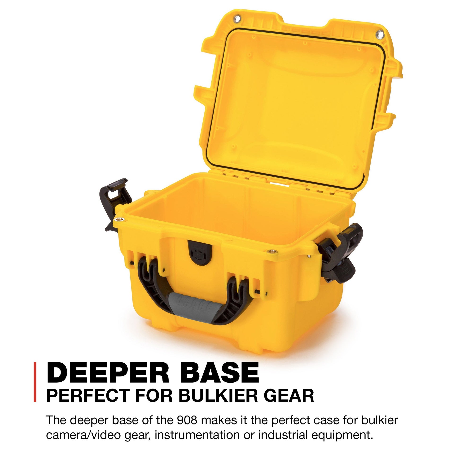 Waterproof Nanuk 908 Hard Case - Yellow
