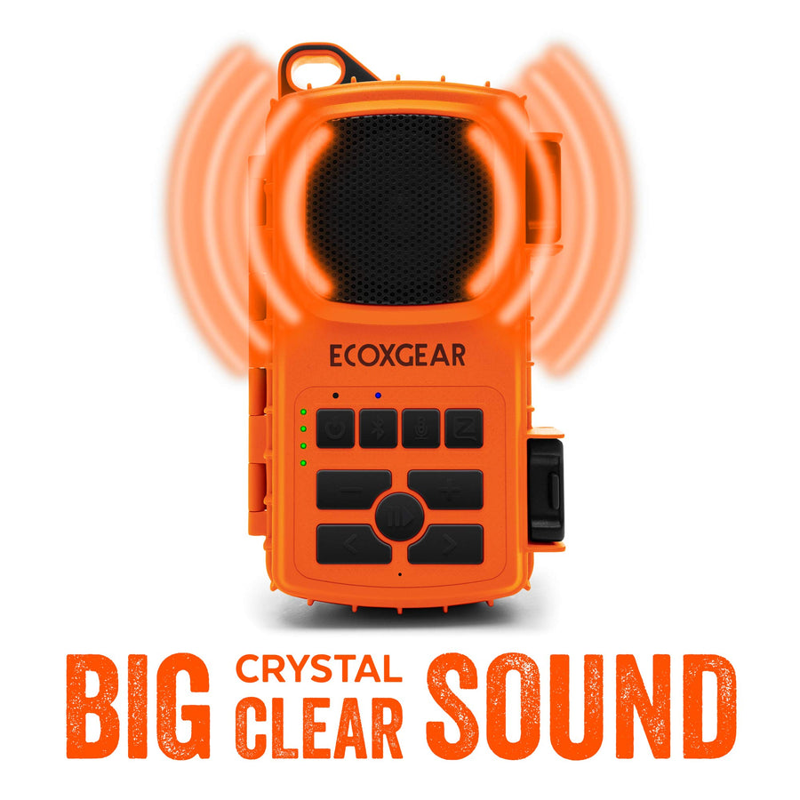 EcoExtreme 2 ECOXGEAR Bluetooth Speaker Dry Box for Your Smartphone (Orange)